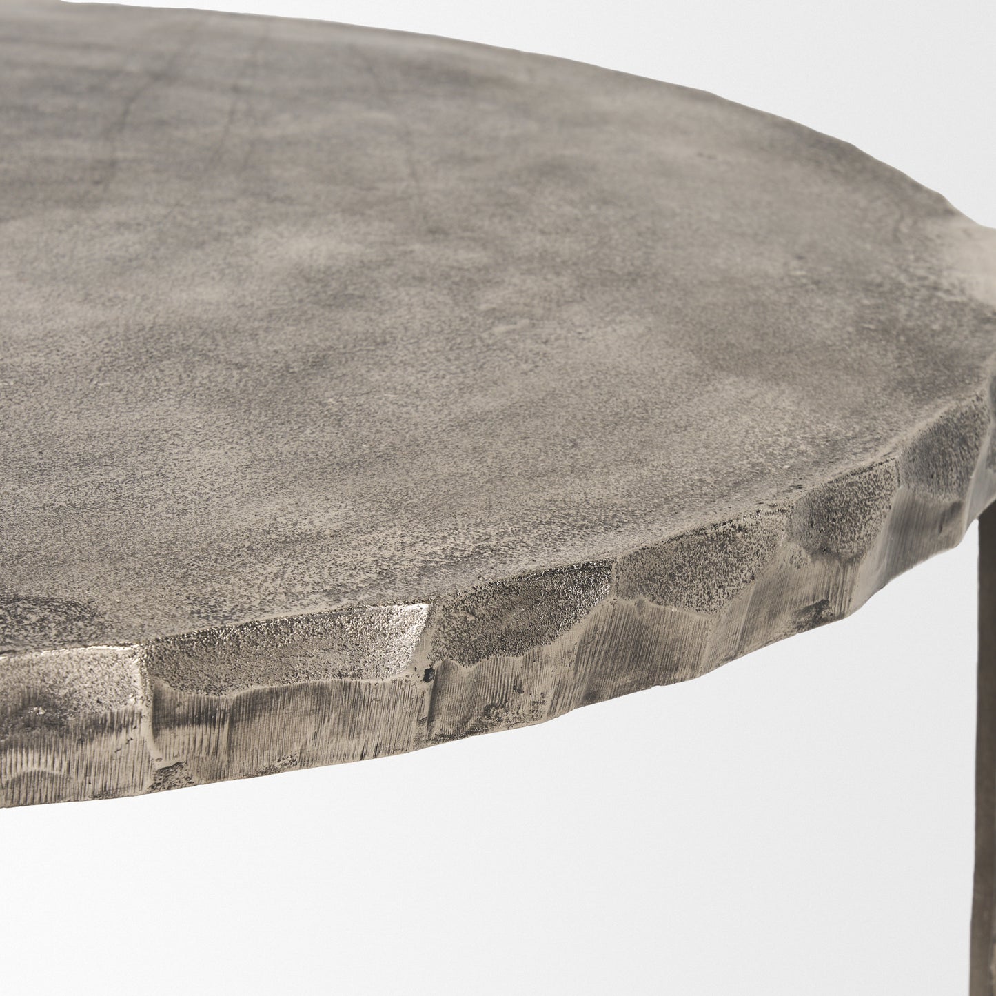 Randy Coffee Table Nickel | Metal - coffee-tables