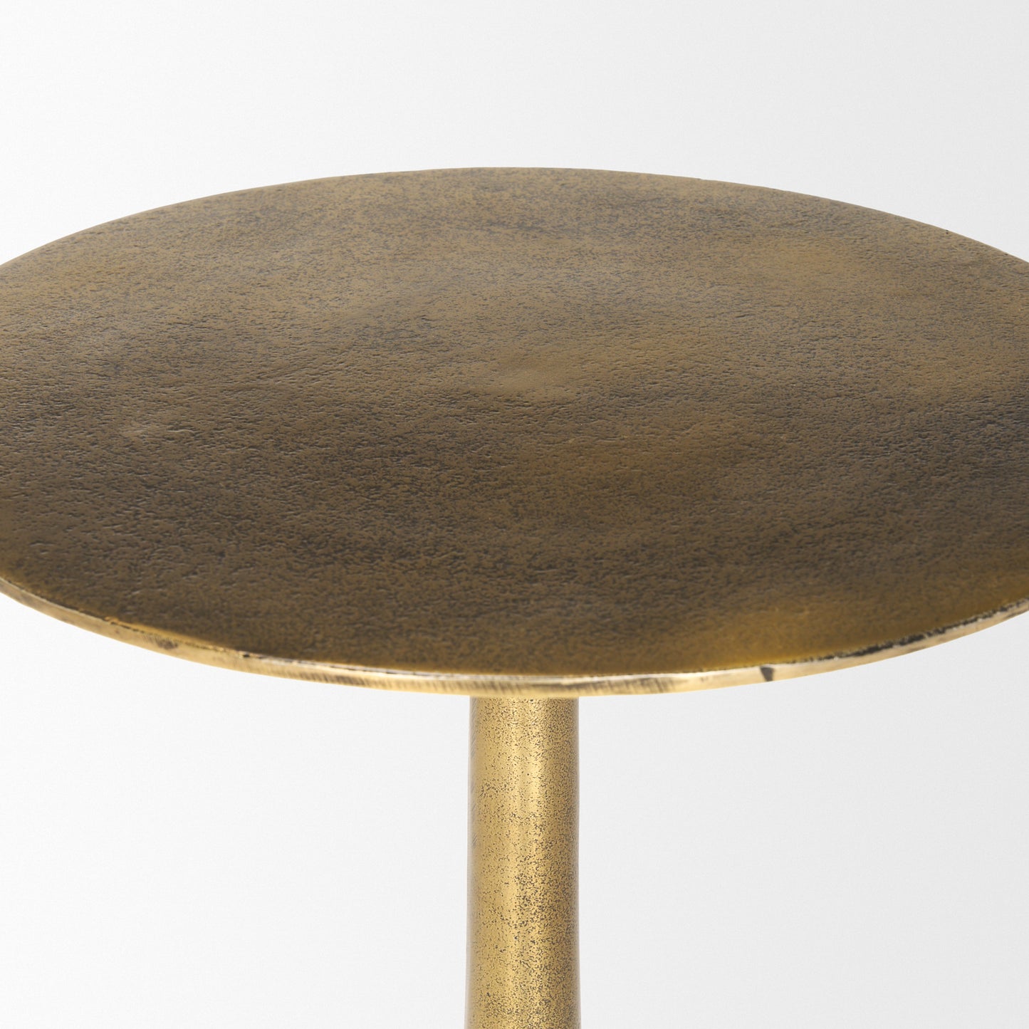 Risha Accent Table Gold Metal | Large - accent-tables