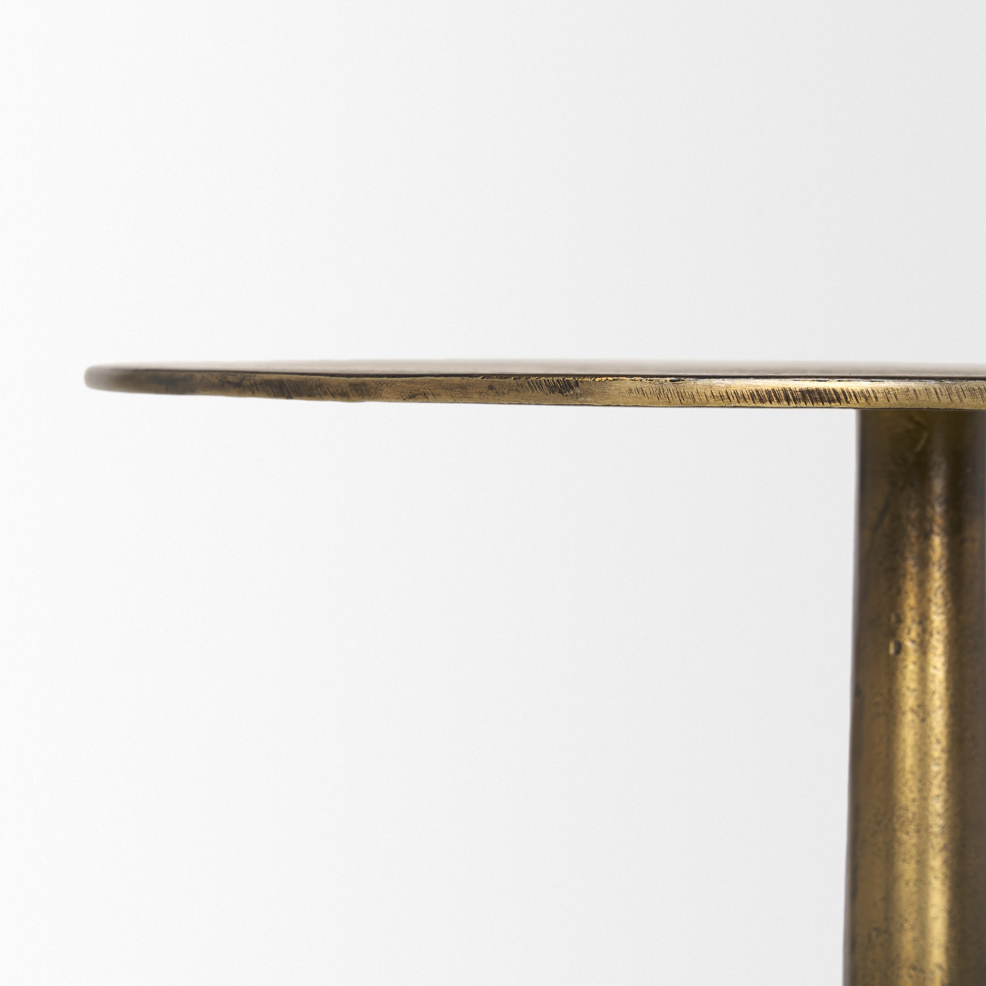 Risha Accent Table Gold Metal | Large - accent-tables