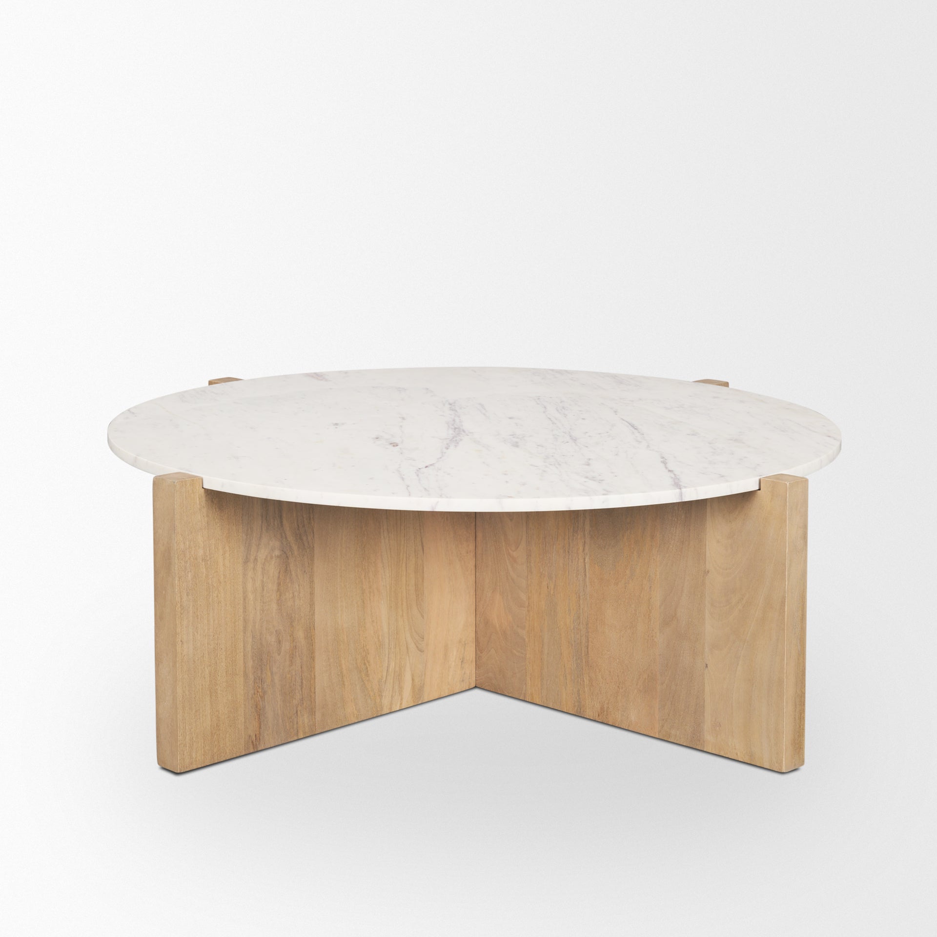 Bianca Coffee Table Light Brown | Marble - coffee-tables