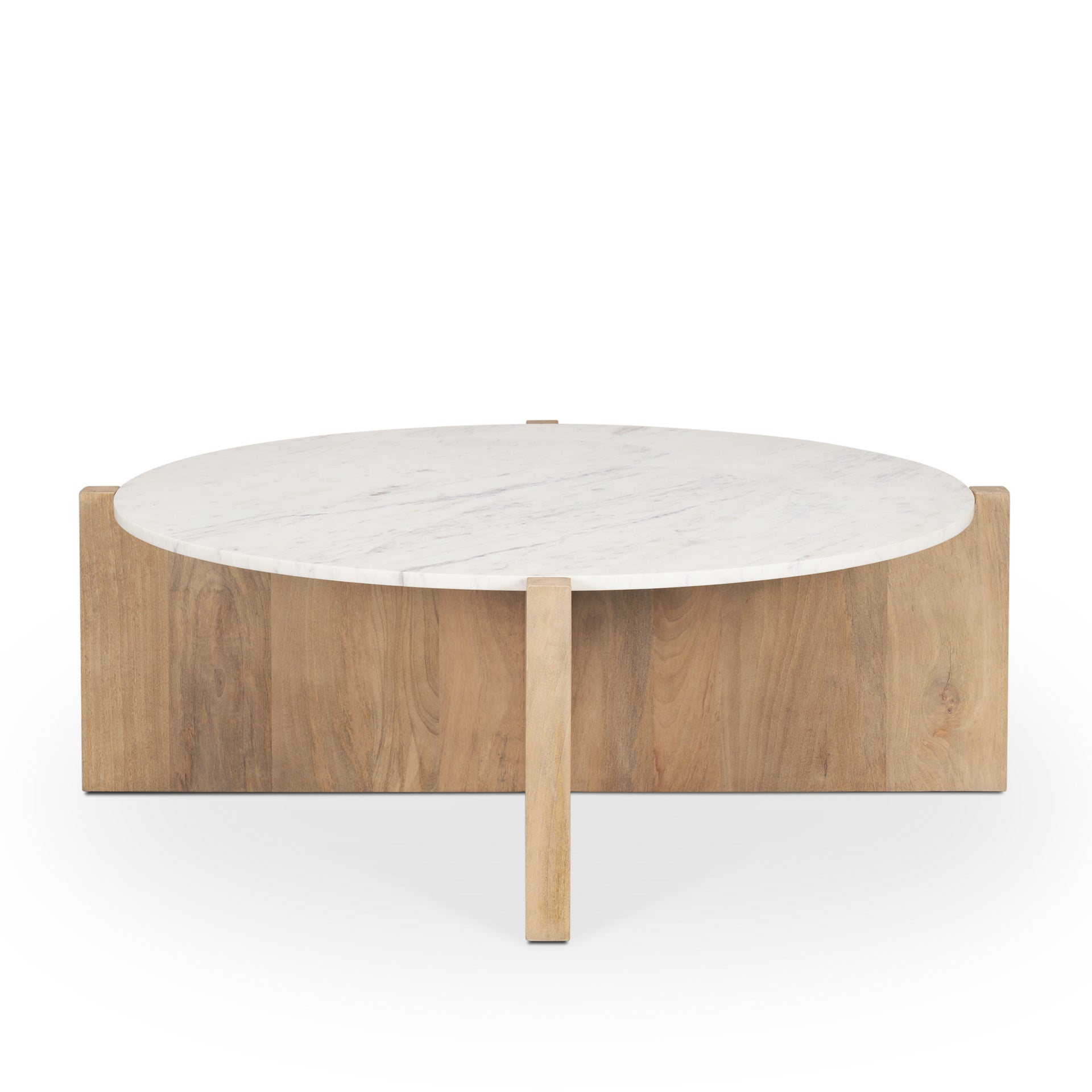 Bianca Coffee Table Light Brown | Marble - coffee-tables