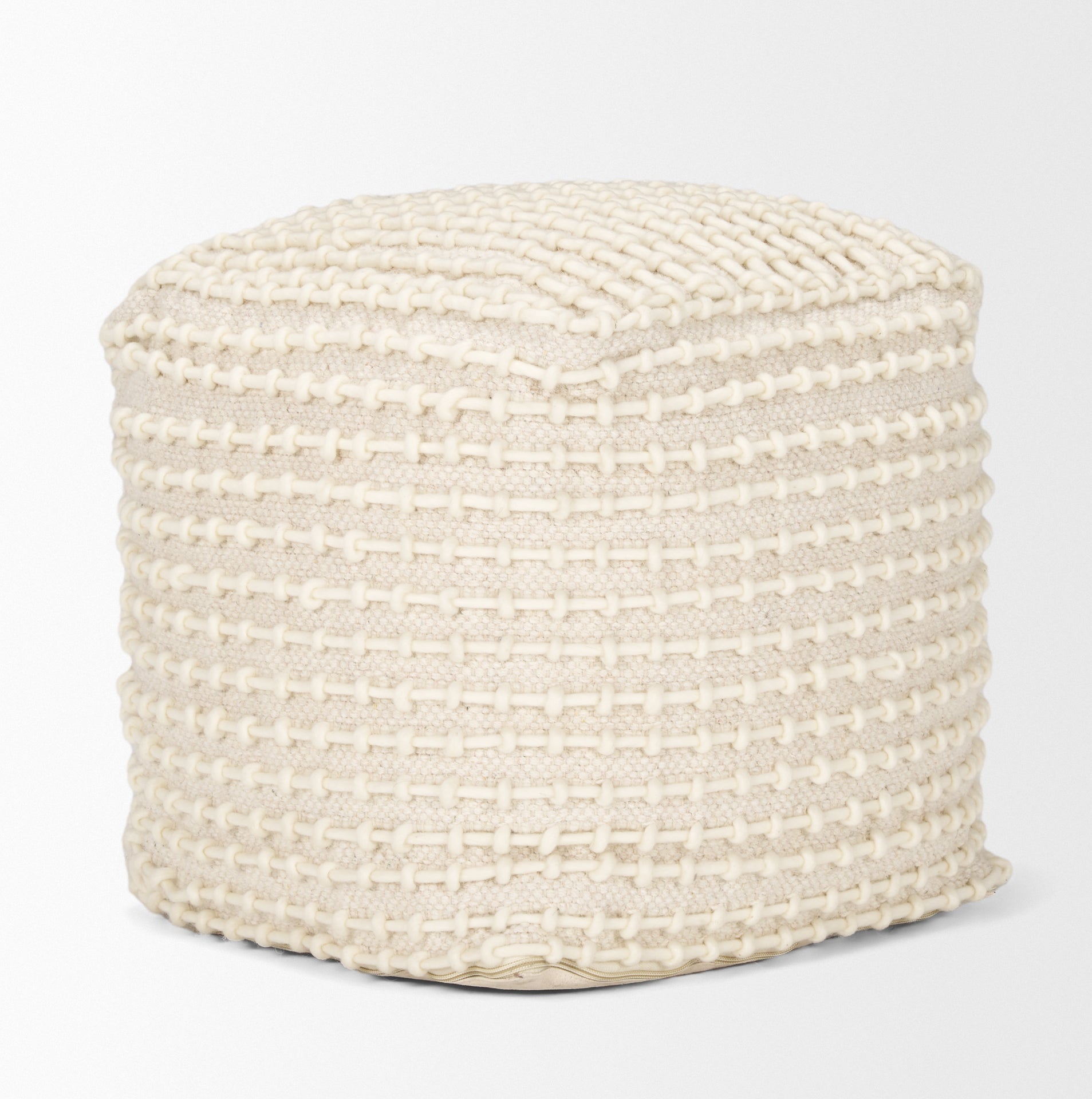 Sakaye Pouf Beige | Cream - poufs