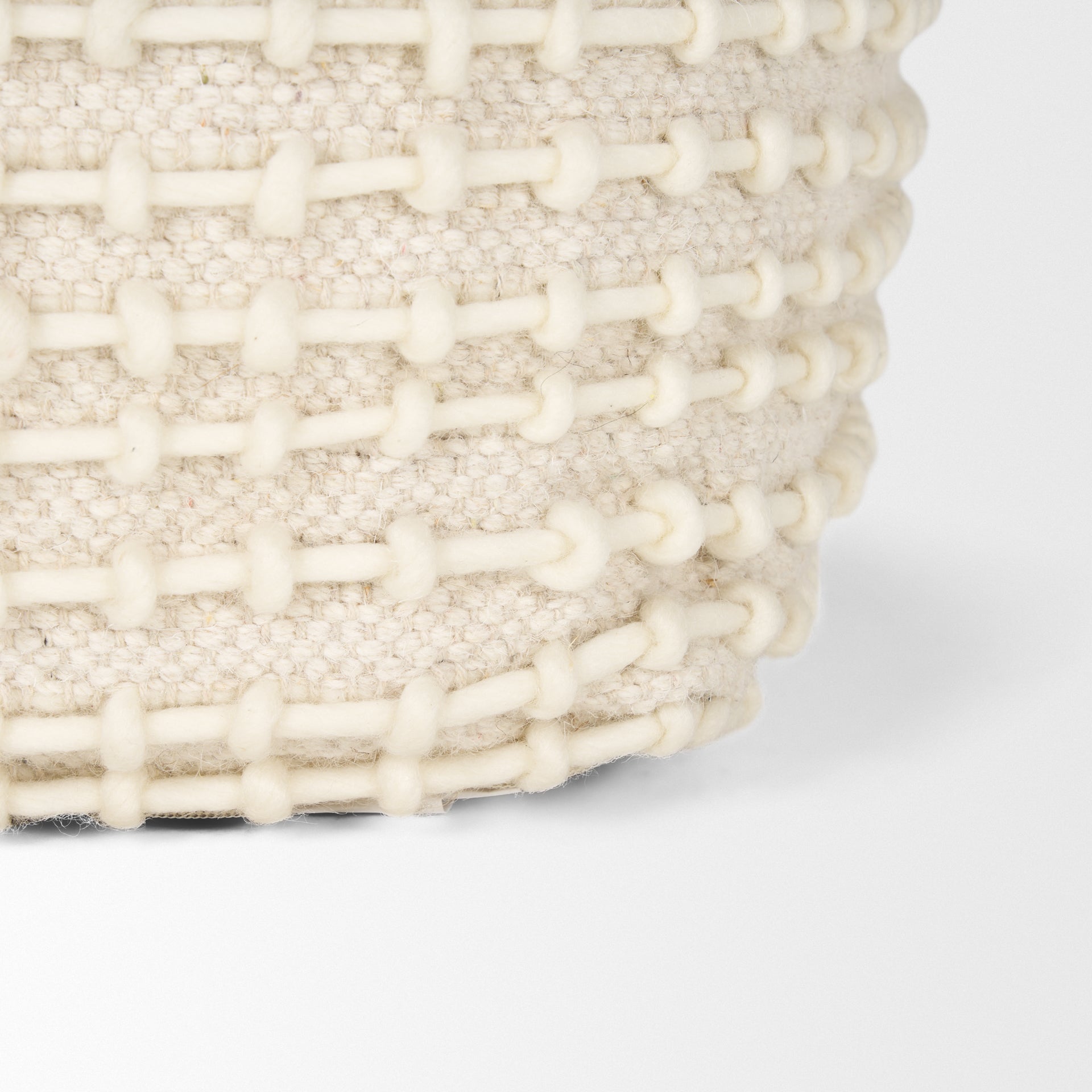 Sakaye Pouf Beige | Cream - poufs