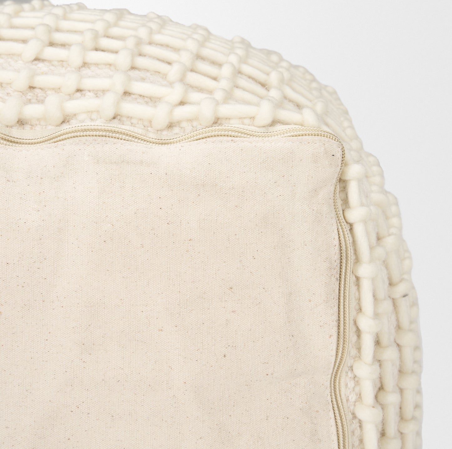 Sakaye Pouf Beige | Cream - poufs