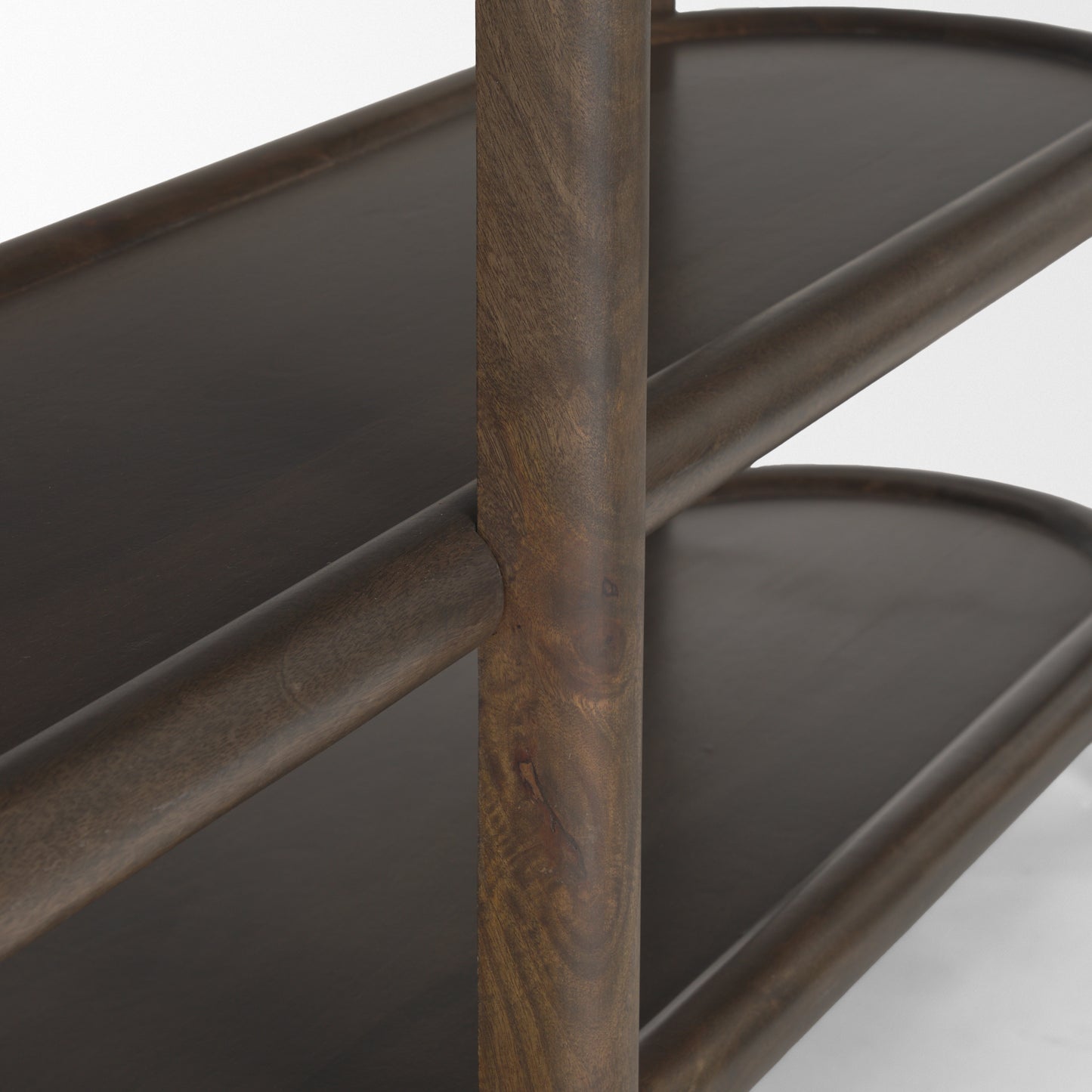 Romi Console Table Dark Brown | Wood - console-tables