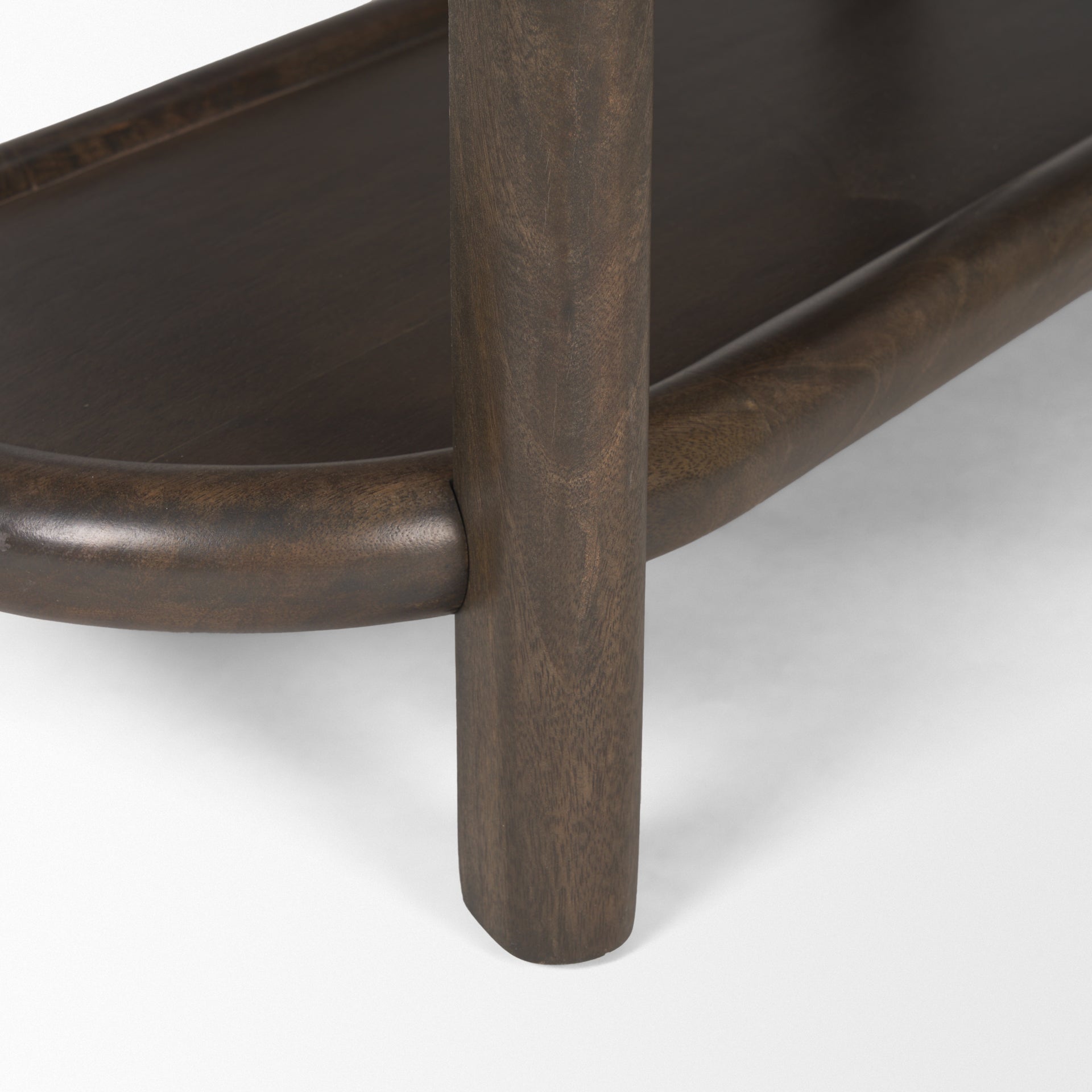 Romi Console Table Dark Brown | Wood - console-tables