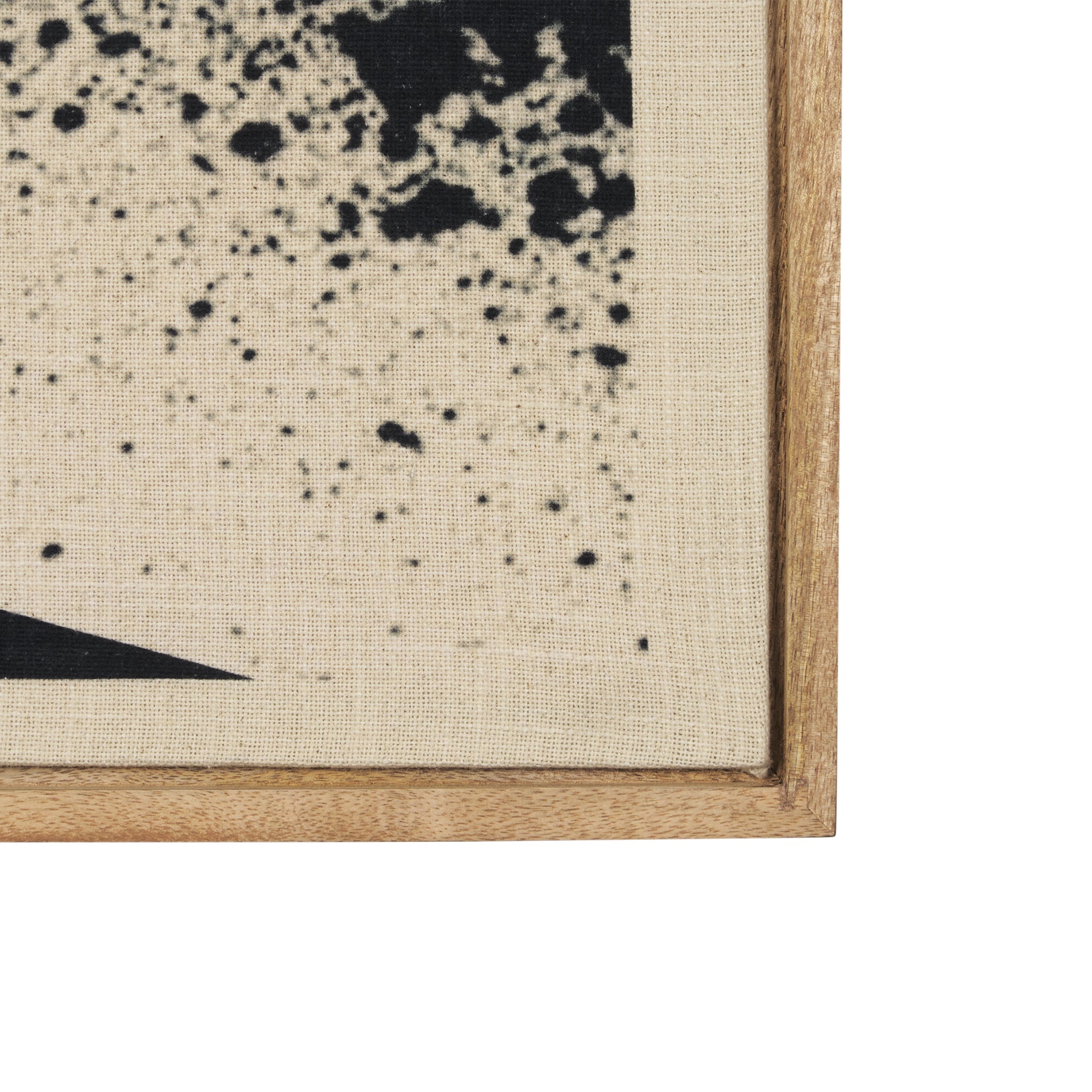 Revelin Small Fabric Collage Framed Linen Wall Art