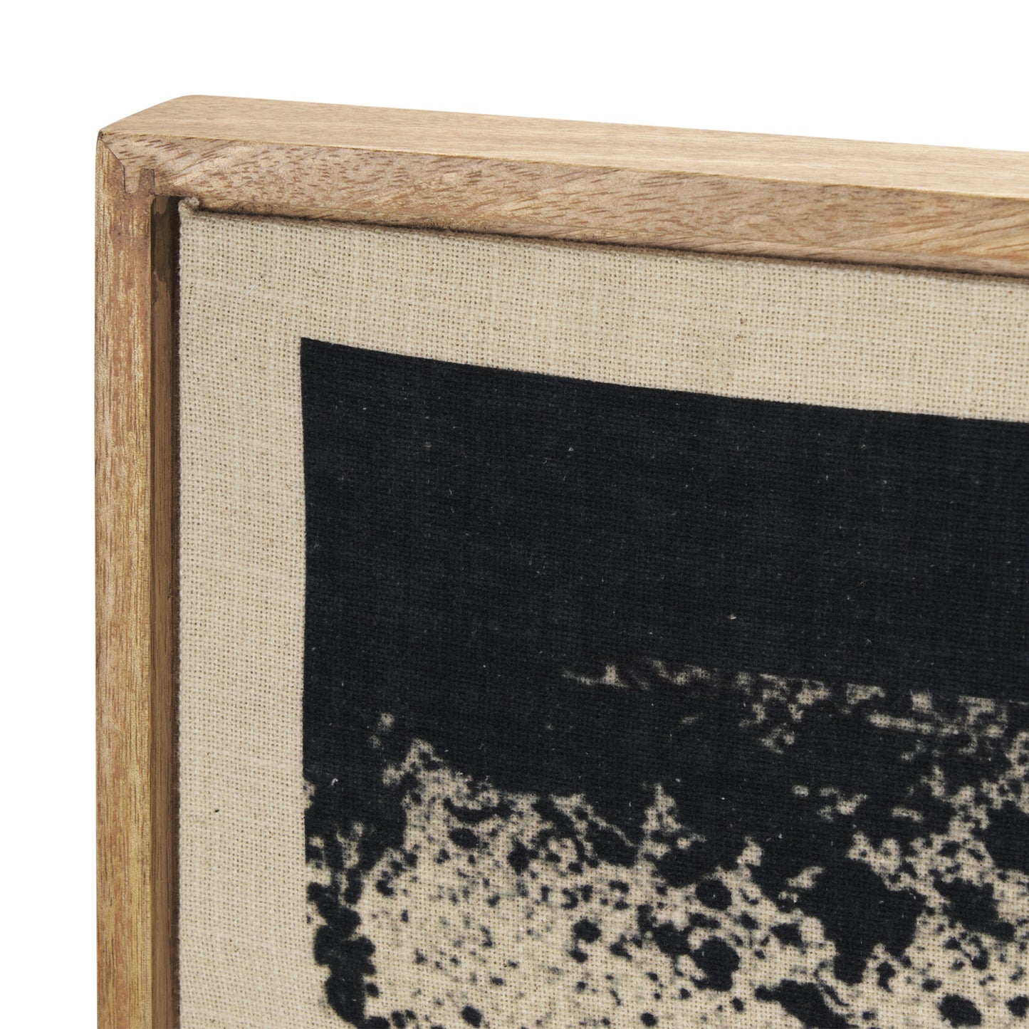 Revelin Small Fabric Collage Framed Linen Wall Art