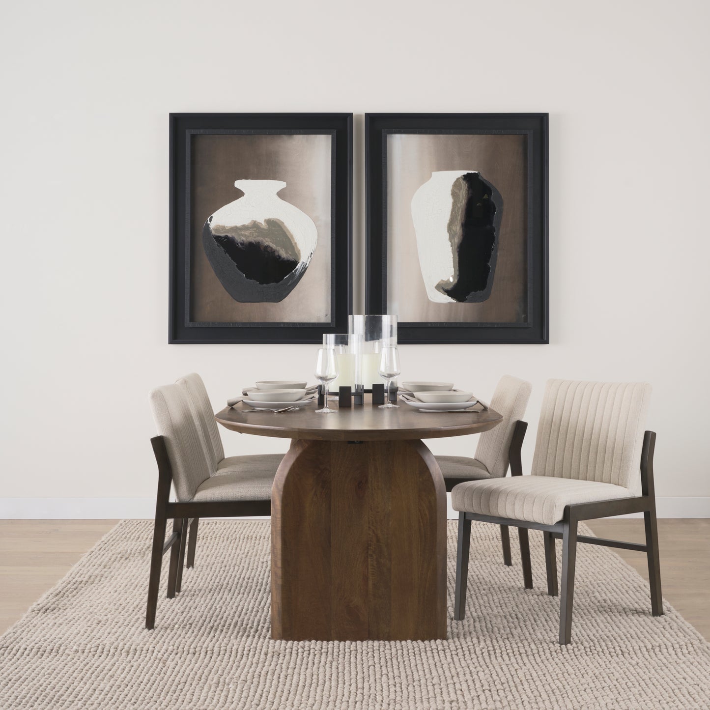 Isla Dining Table Oval | Dark Brown - dining-table