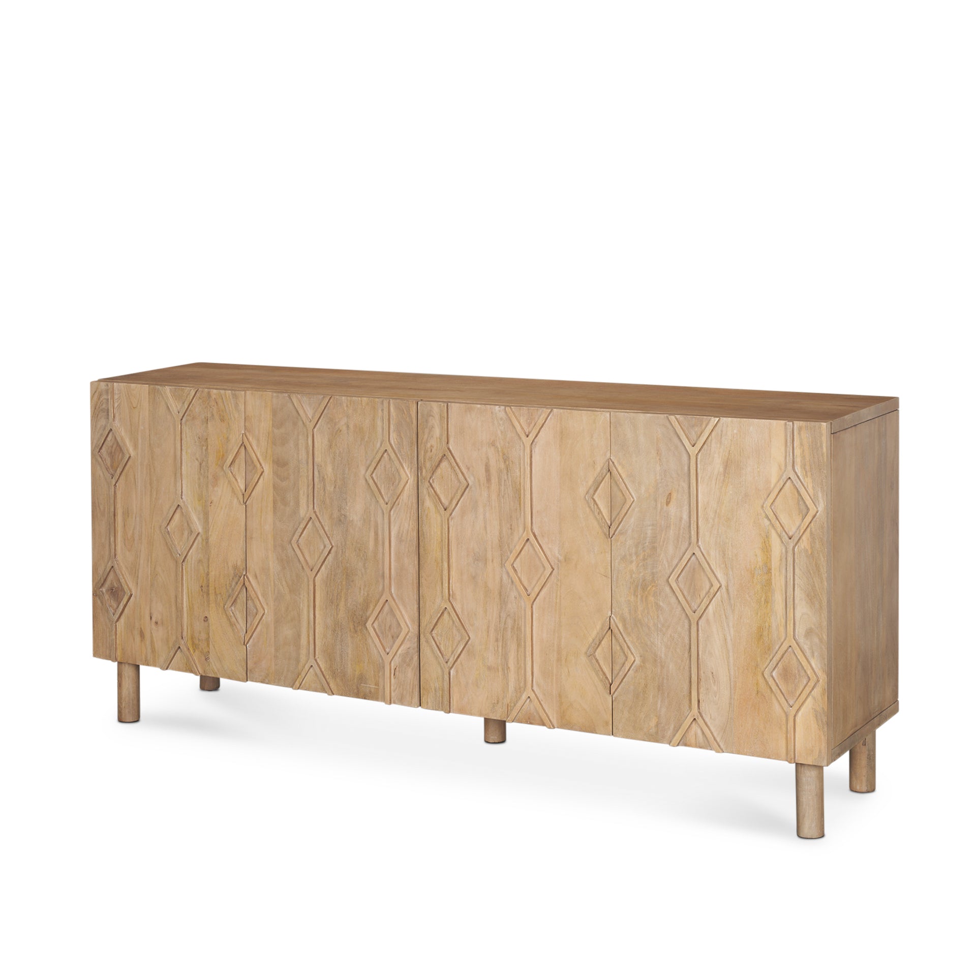 Heera Sideboard Light Brown - sideboards-and-buffets