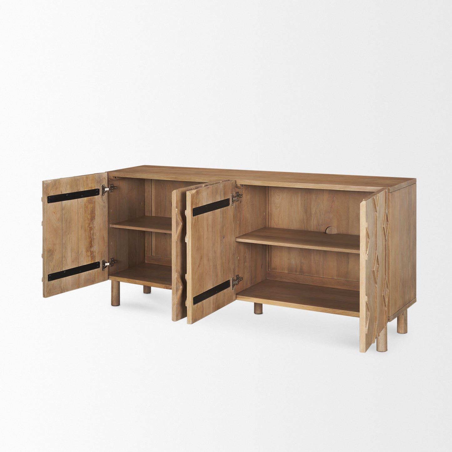 Heera Sideboard Light Brown - sideboards-and-buffets