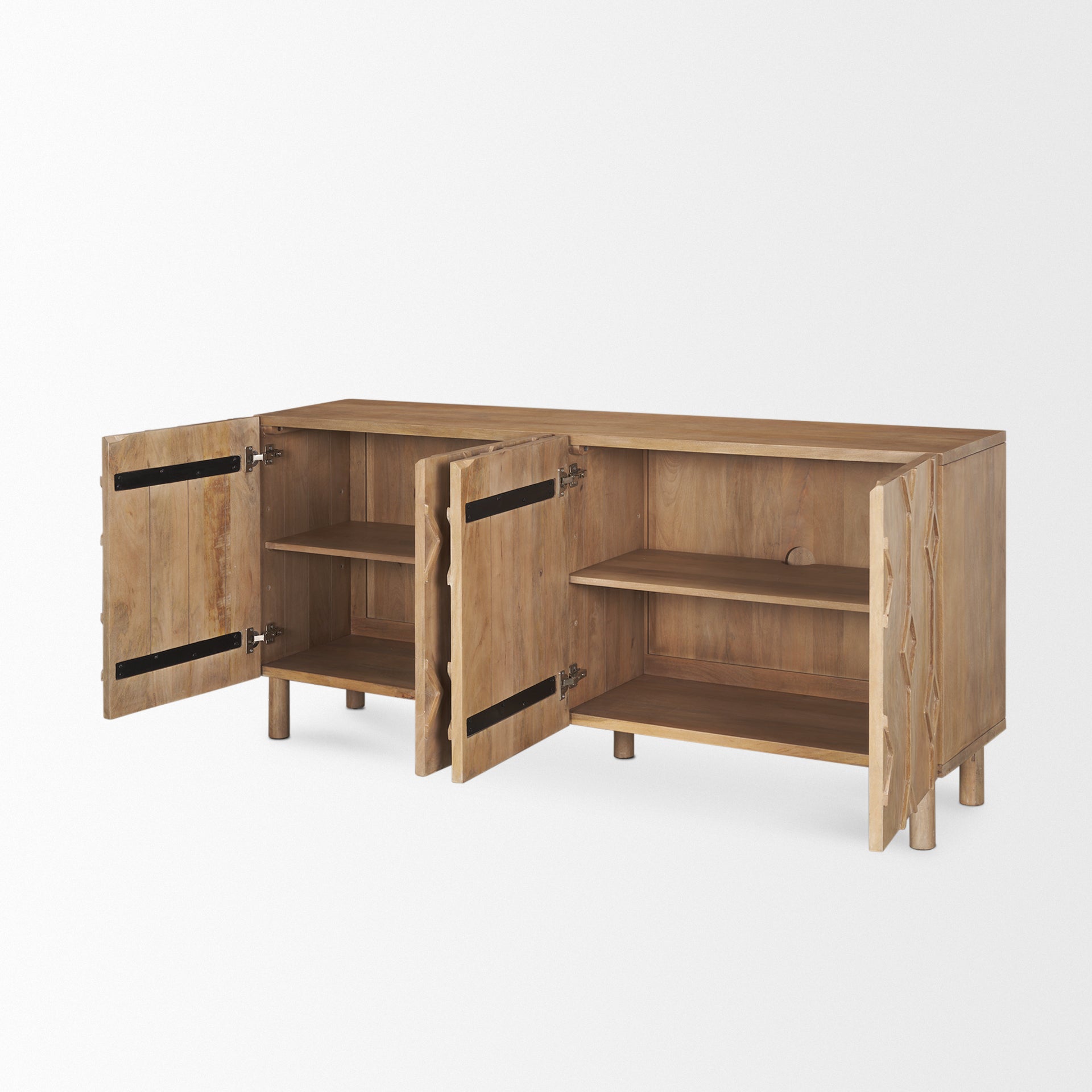 Heera Sideboard Light Brown - sideboards-and-buffets