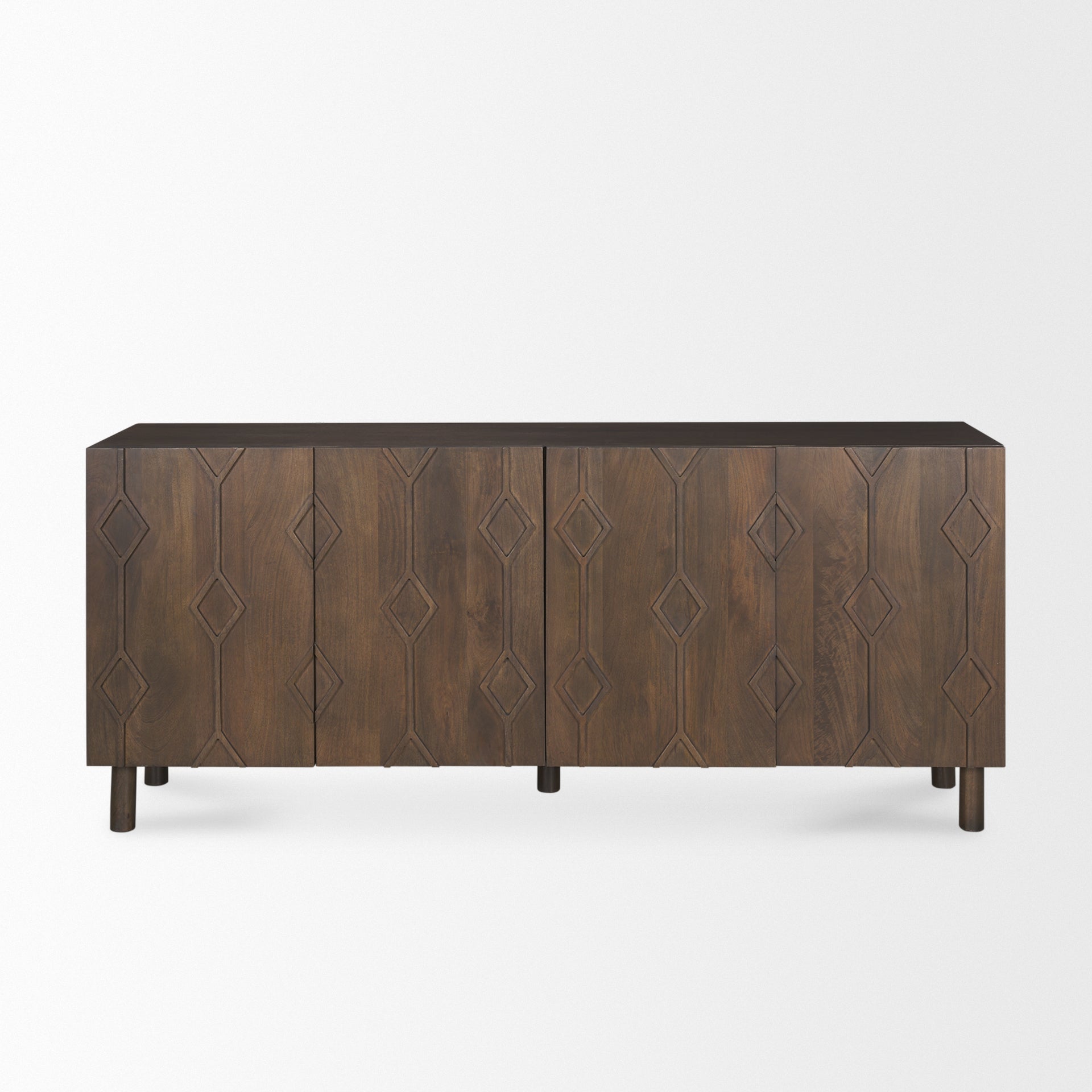 Heera Sideboard Dark Brown - sideboards-and-buffets