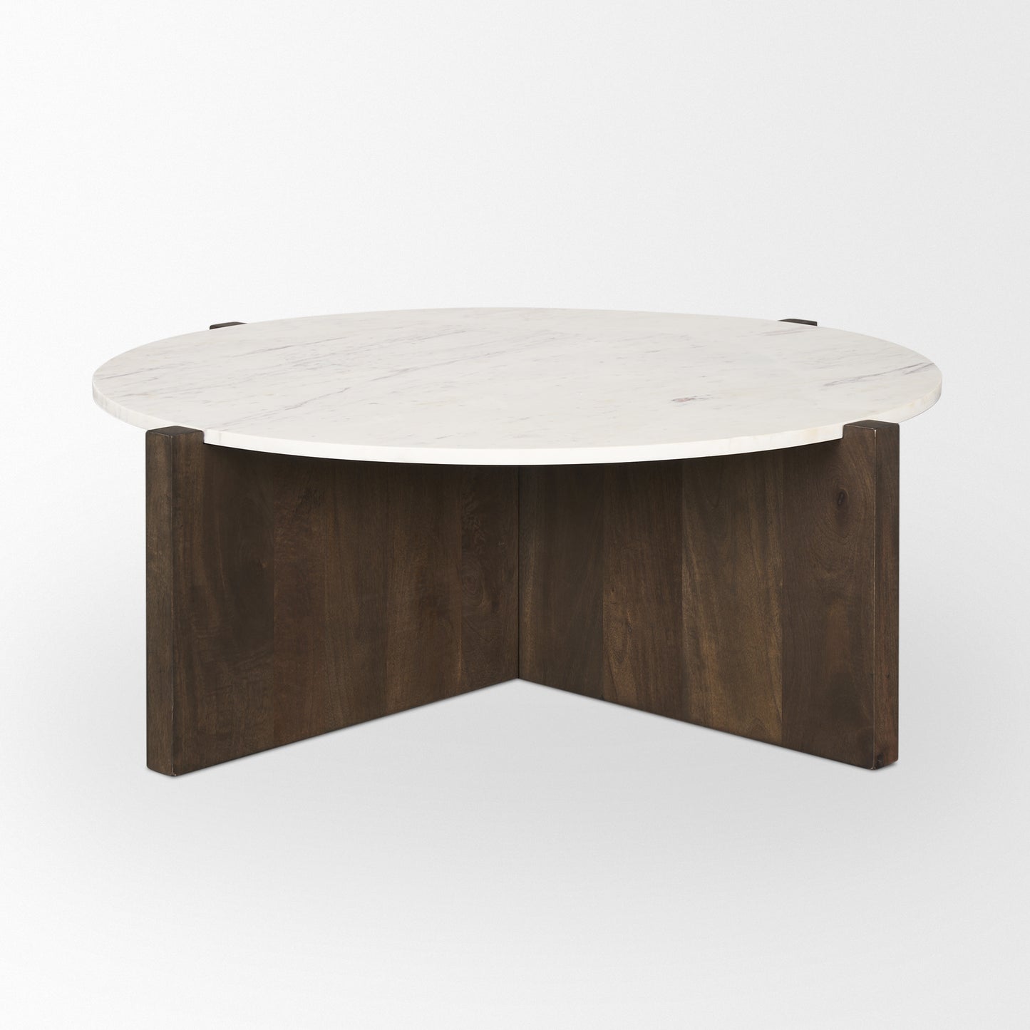 Bianca Coffee Table Dark Brown | Marble - coffee-tables