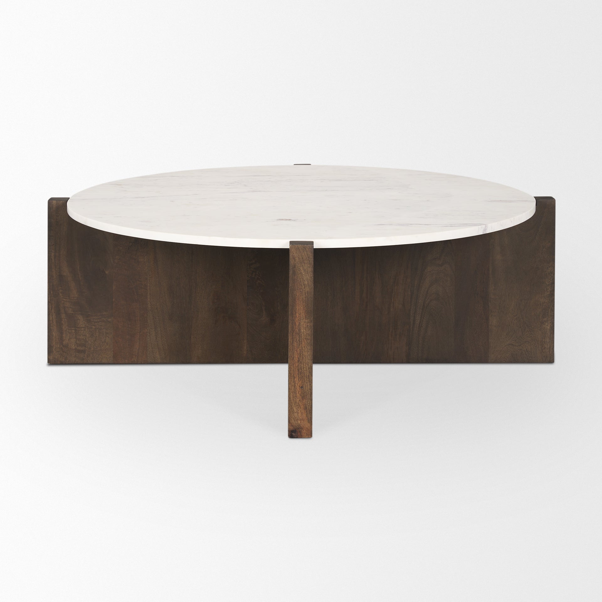 Bianca Coffee Table Dark Brown | Marble - coffee-tables