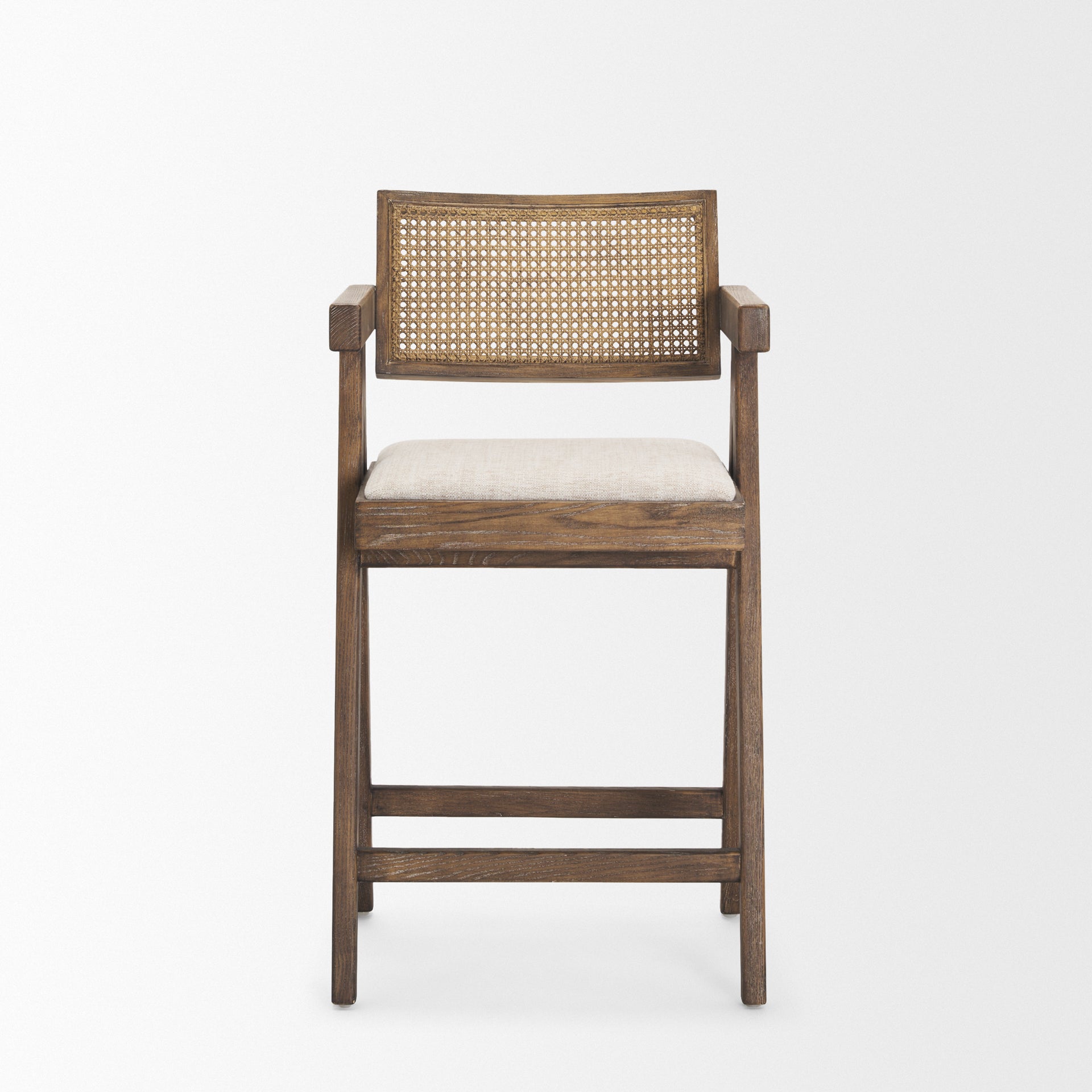 Indie Upholstered Seat Bar Counter Stool Medium Brown | Counter - bar-stools