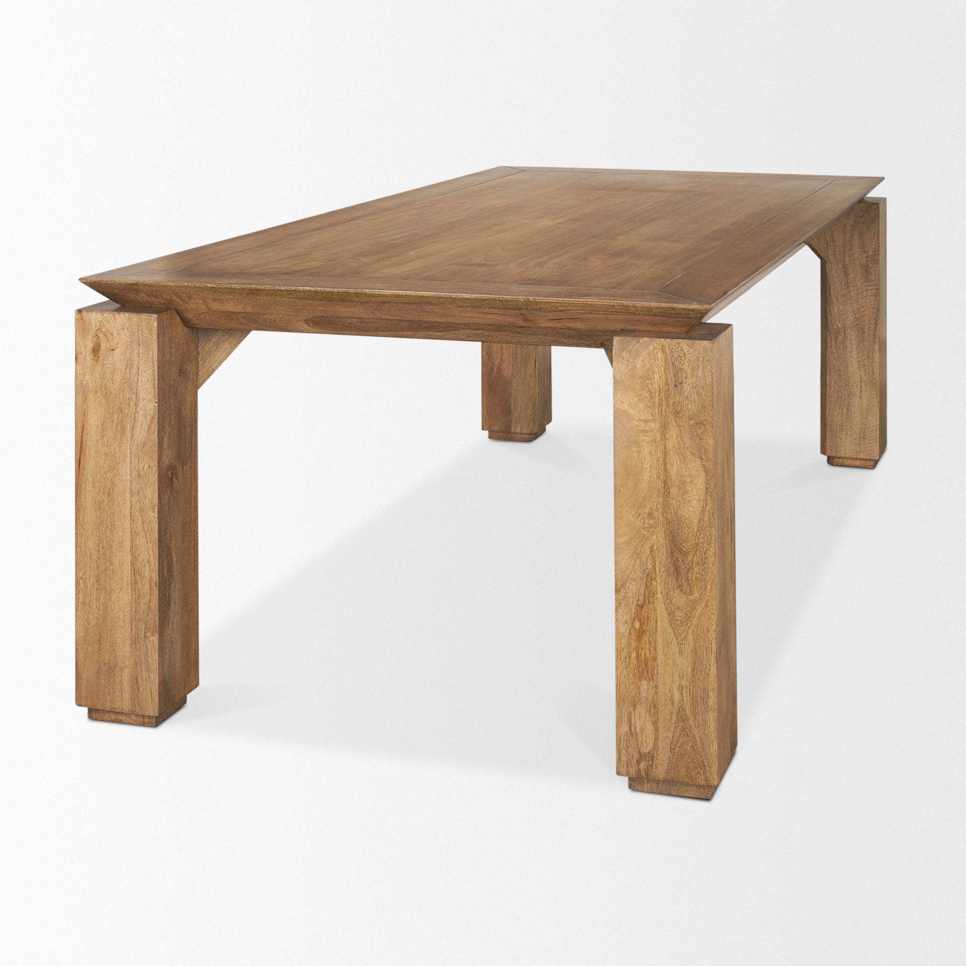 Sapphira Dining Table Brown Wood - dining-table