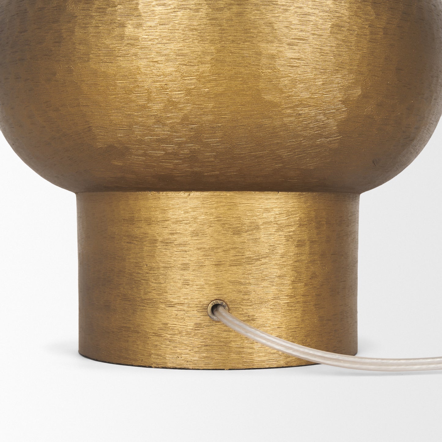 Salaah Table Lamp Gold Metal | Cream Shade - table-lamps