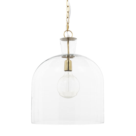 Sadah Pendant Light Glass | Gold Metal | Large - pendant-light