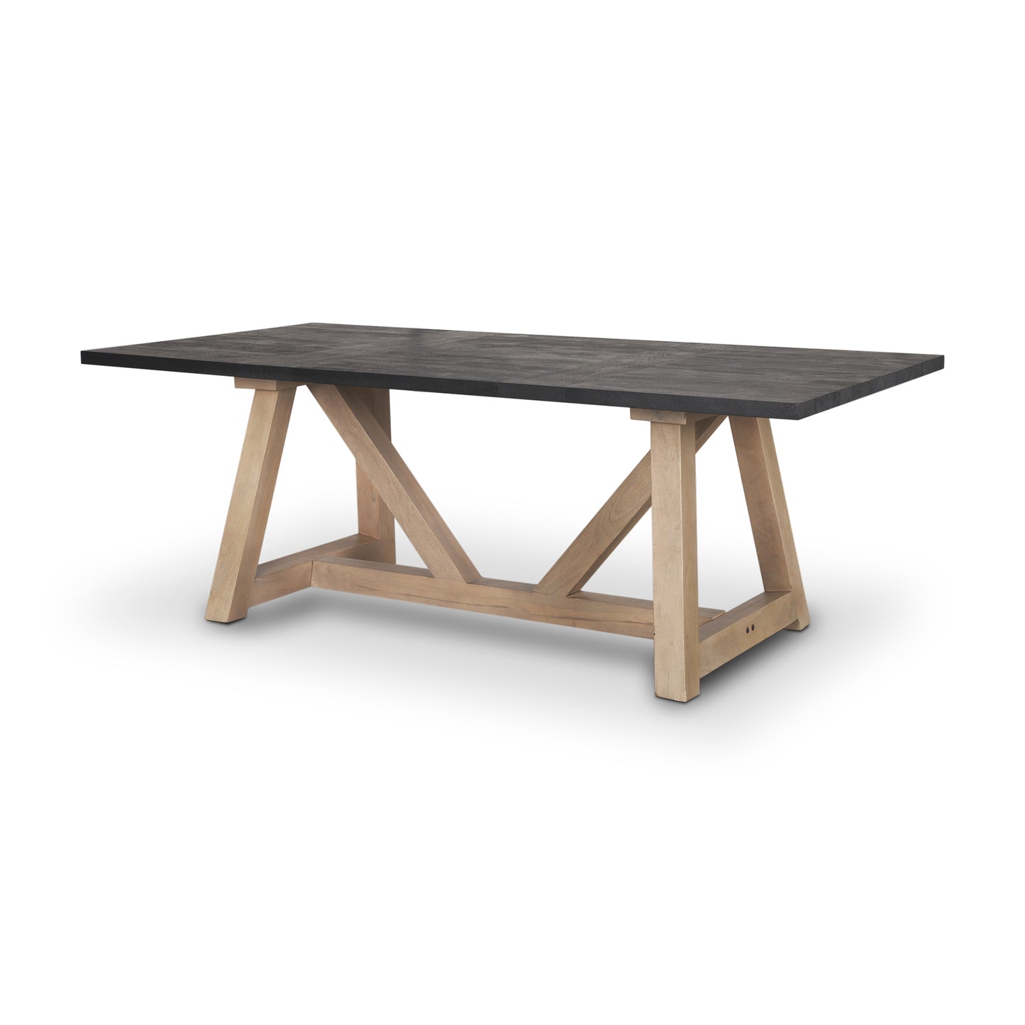 Rialto Dining Table Black | Brown | 84x42