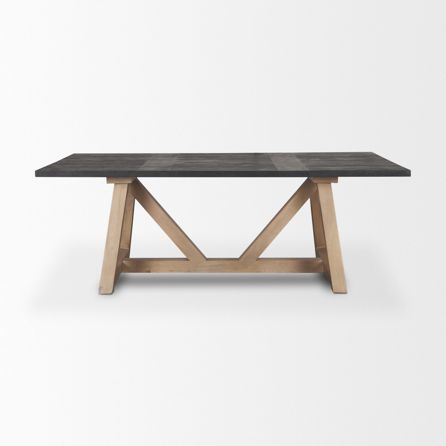 Rialto Dining Table Black | Brown | 84x42 - dining-table