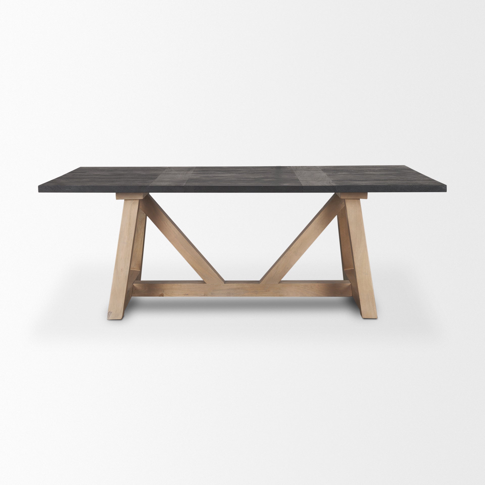 Rialto Dining Table Black | Brown | 84x42 - dining-table