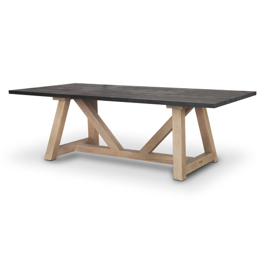 Rialto Dining Table Black | Brown | 96x42