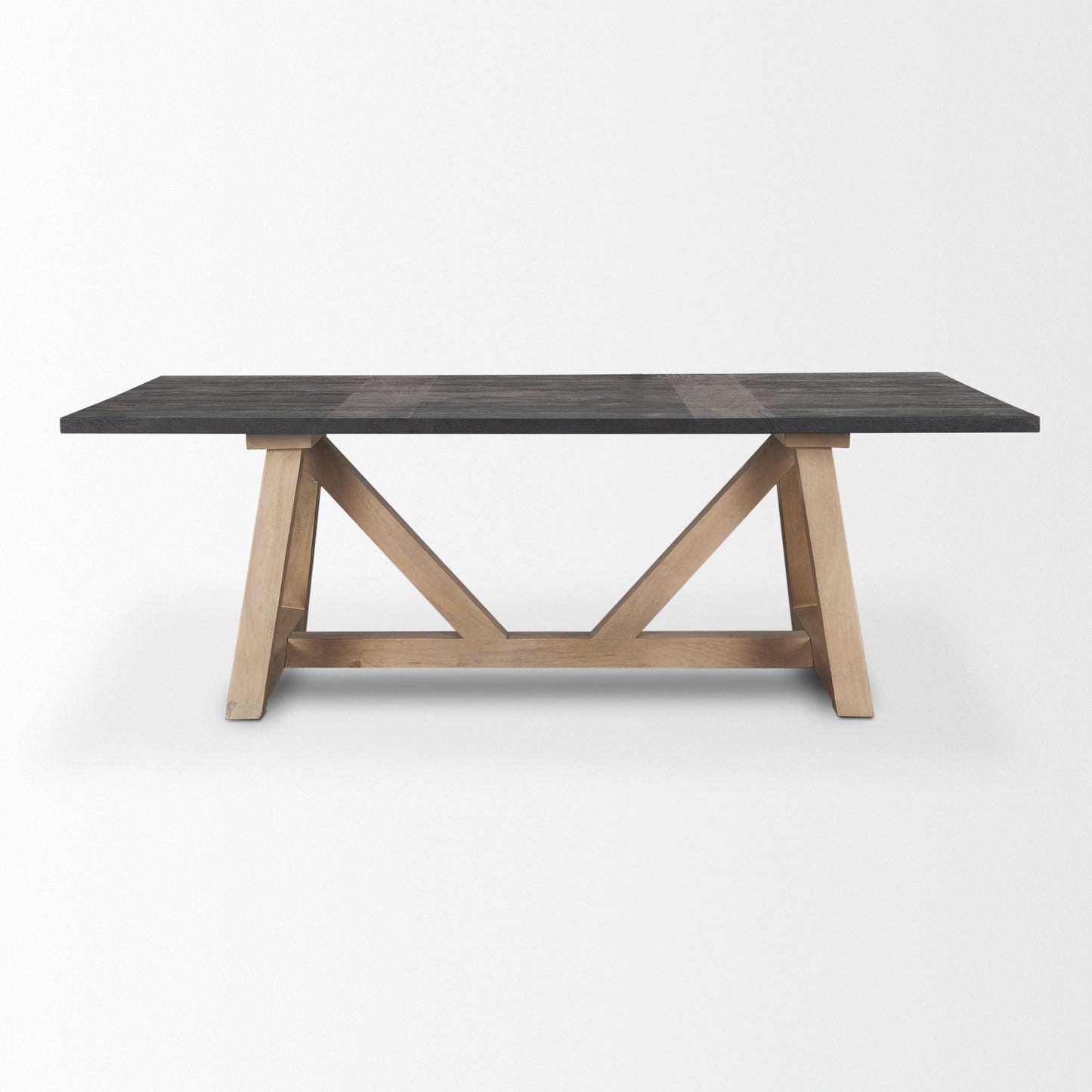 Rialto Dining Table Black | Brown | 96x42 - dining-table