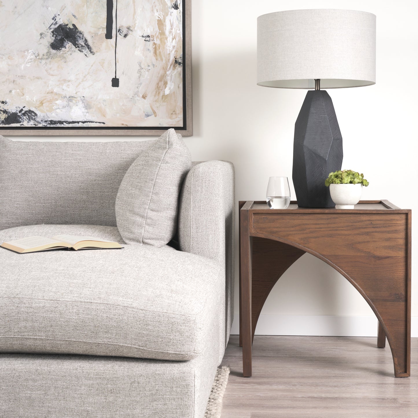 Laraya End Table Dark Brown | Wood - end-and-side-tables