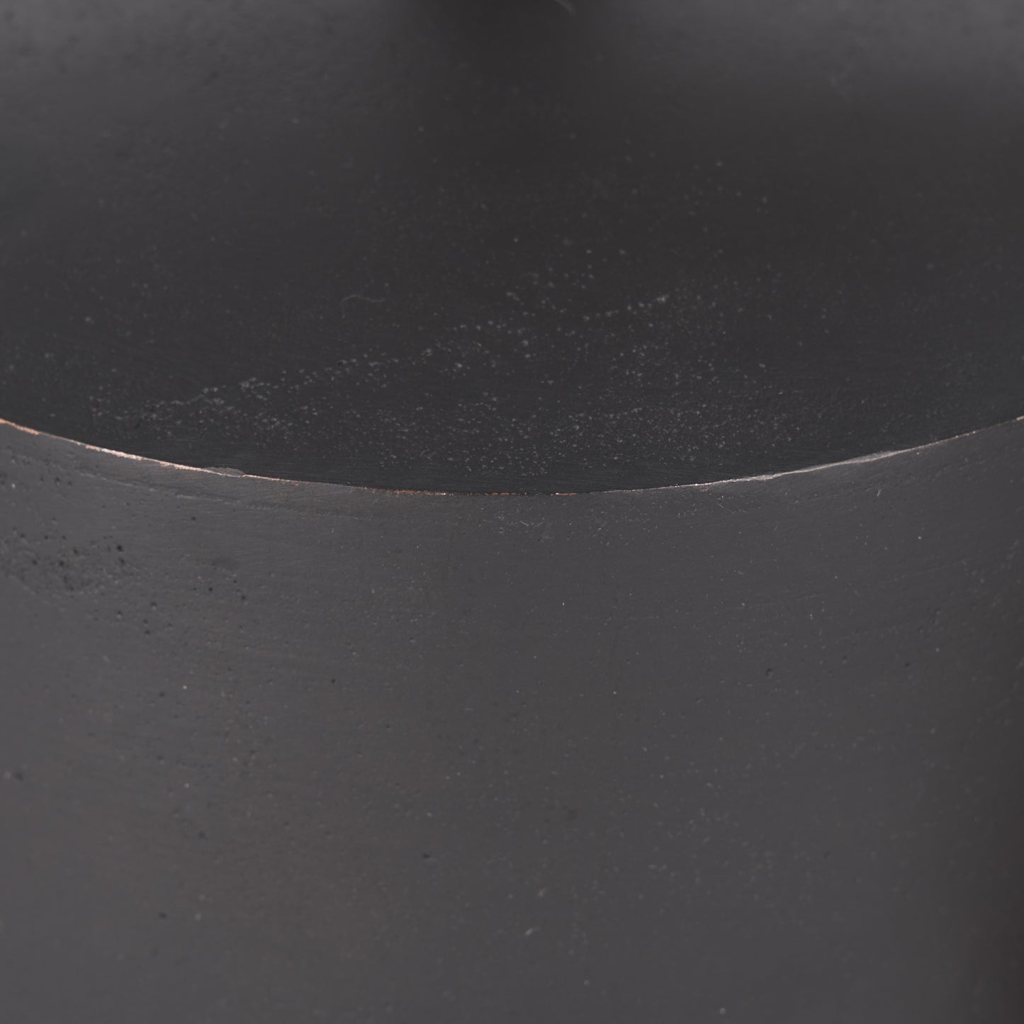 Quincy Large Matte Black Metal Decorative Bell Object