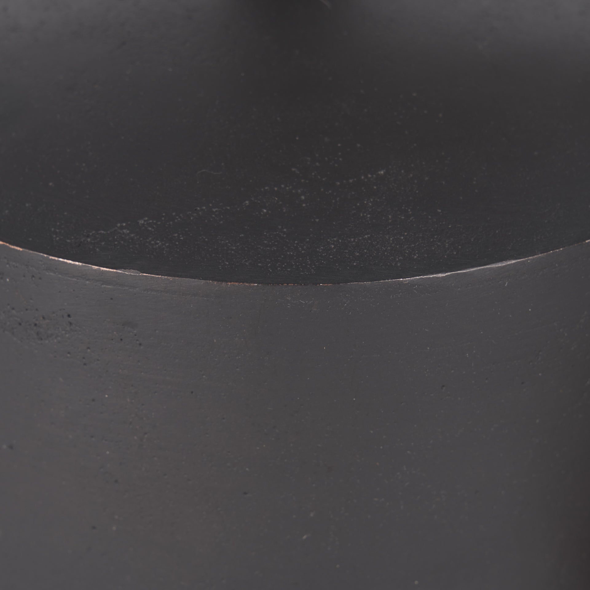 Quincy Large Matte Black Metal Decorative Bell Object
