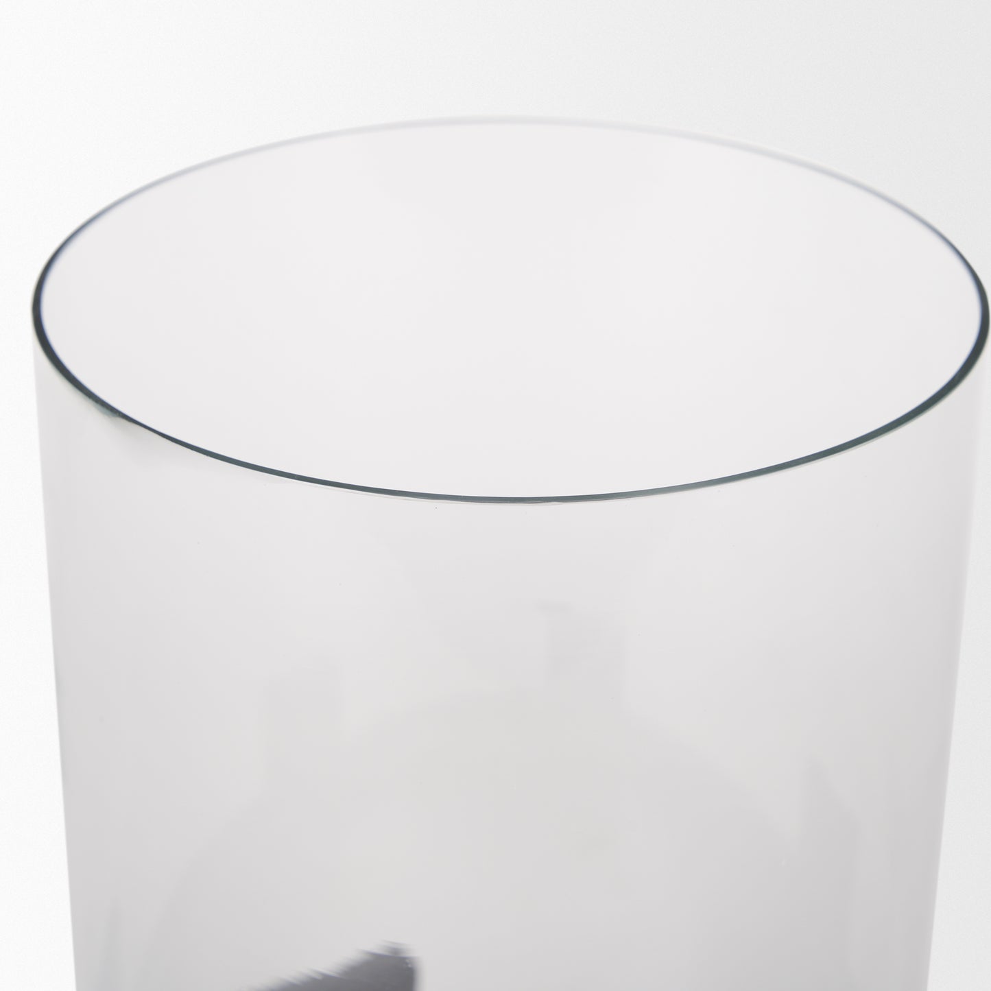 Price Small Matte Black-Brown Metal w/ Glass Hurricane Candle Holder