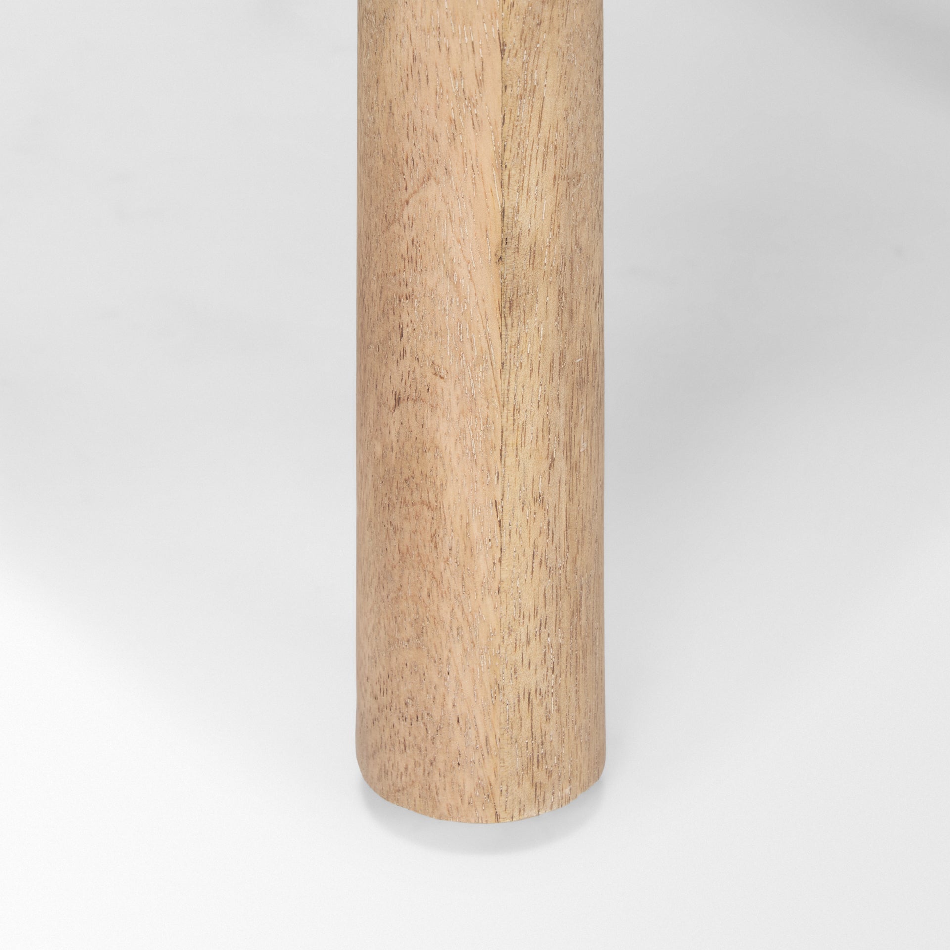 Shaiden Brown Wood w/ Cream Fabric Stool