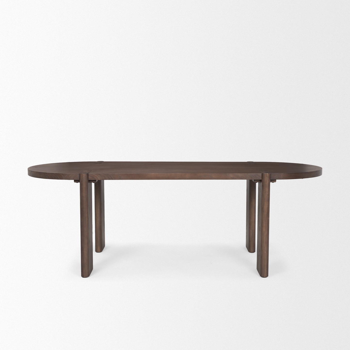 Sohan Dining Table Dark Brown Wood - dining-table