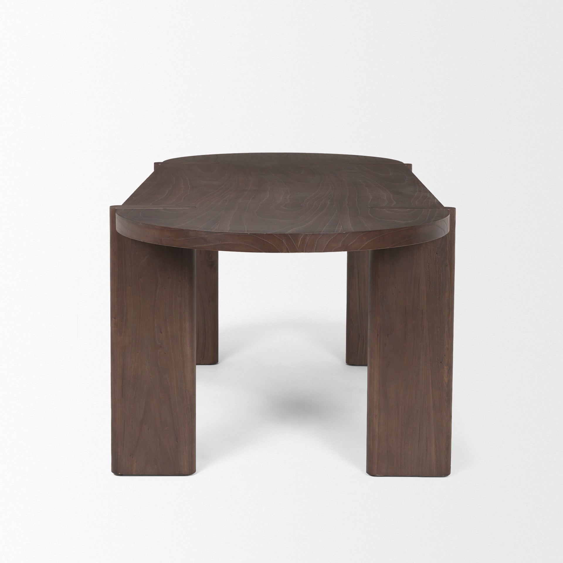 Sohan Dining Table Dark Brown Wood - dining-table