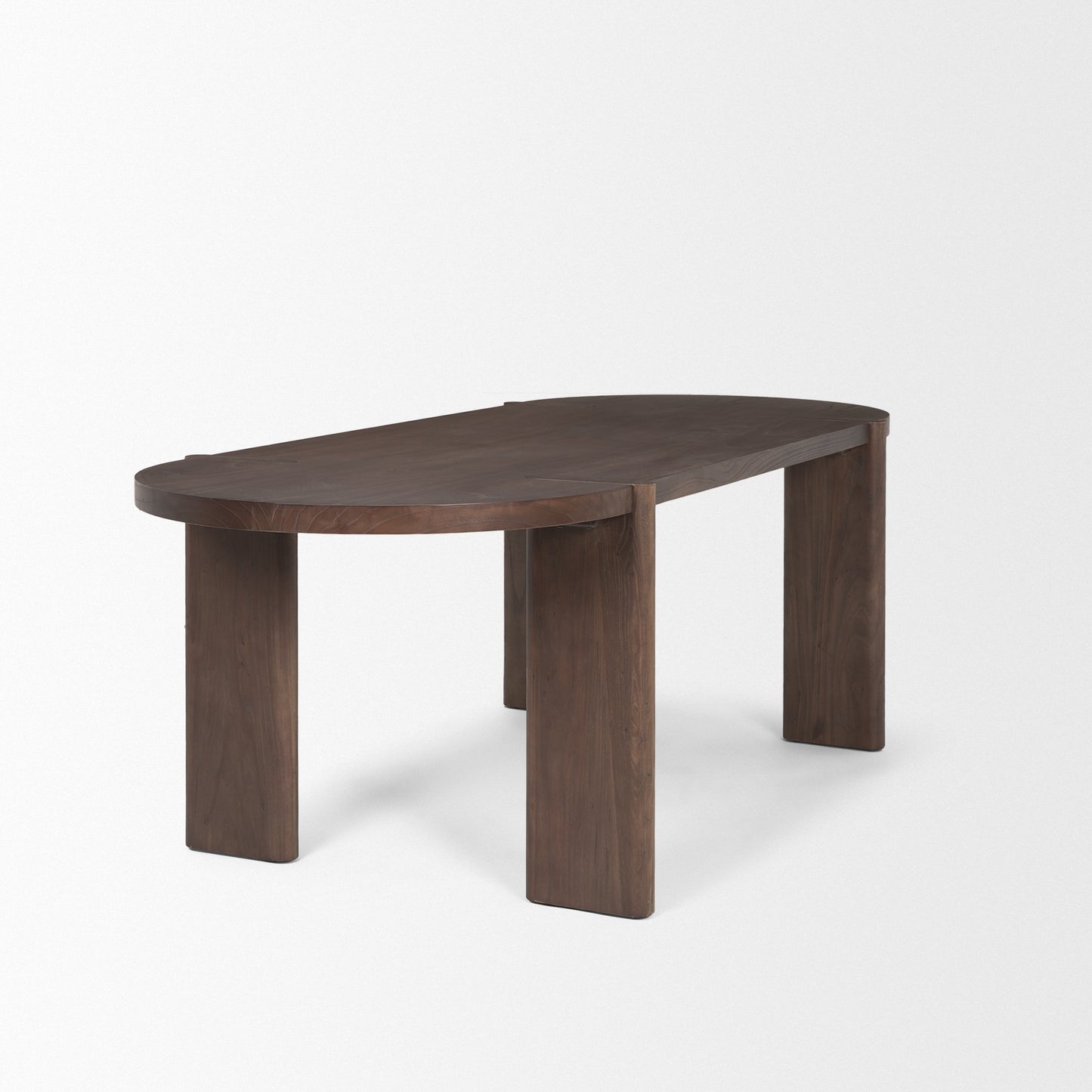 Sohan Dining Table Dark Brown Wood - dining-table