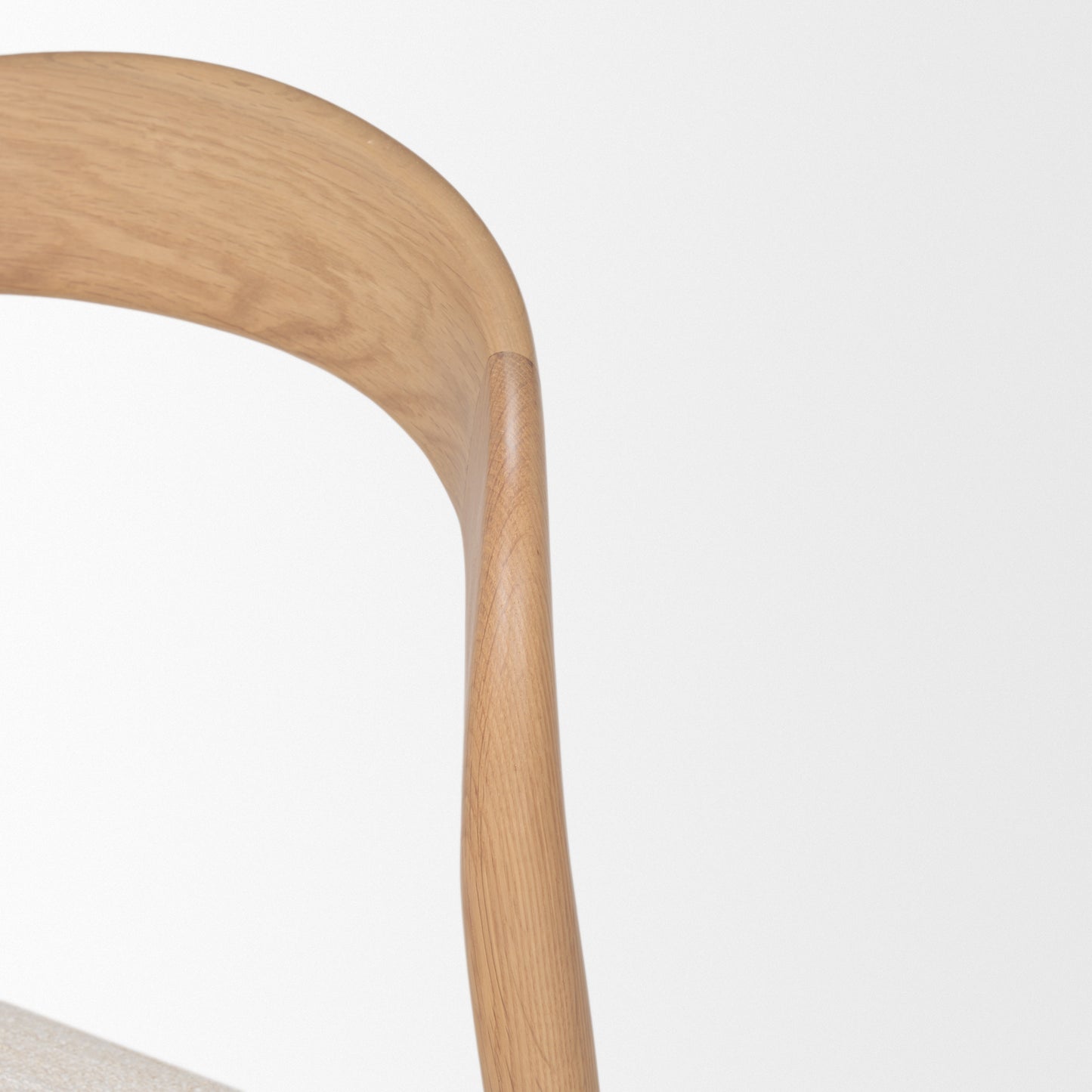 Nobu Dining Chair Light Brown Wood | Cream Fabric - dining-chairs