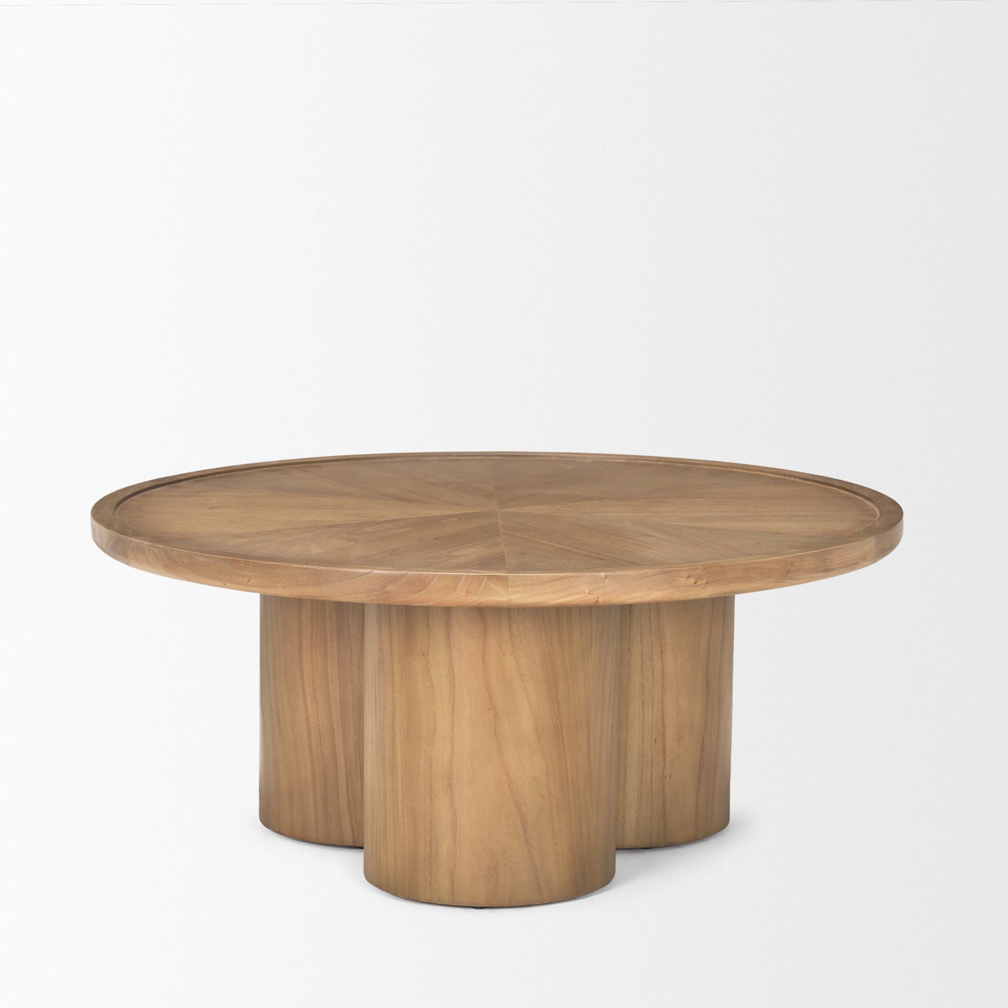 Tavi Coffee Table Brown Wood | Round - coffee-tables