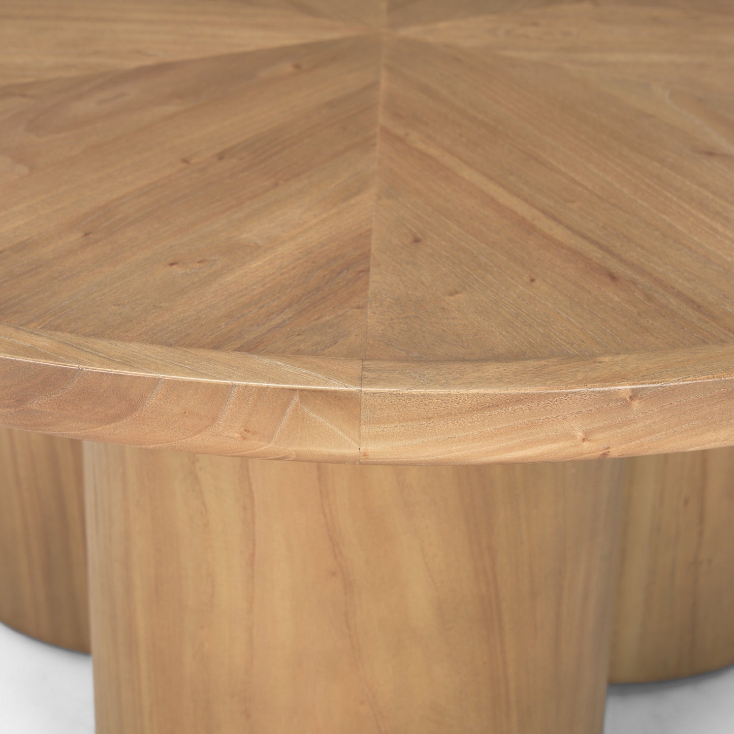 Tavi Coffee Table Brown Wood | Round - coffee-tables