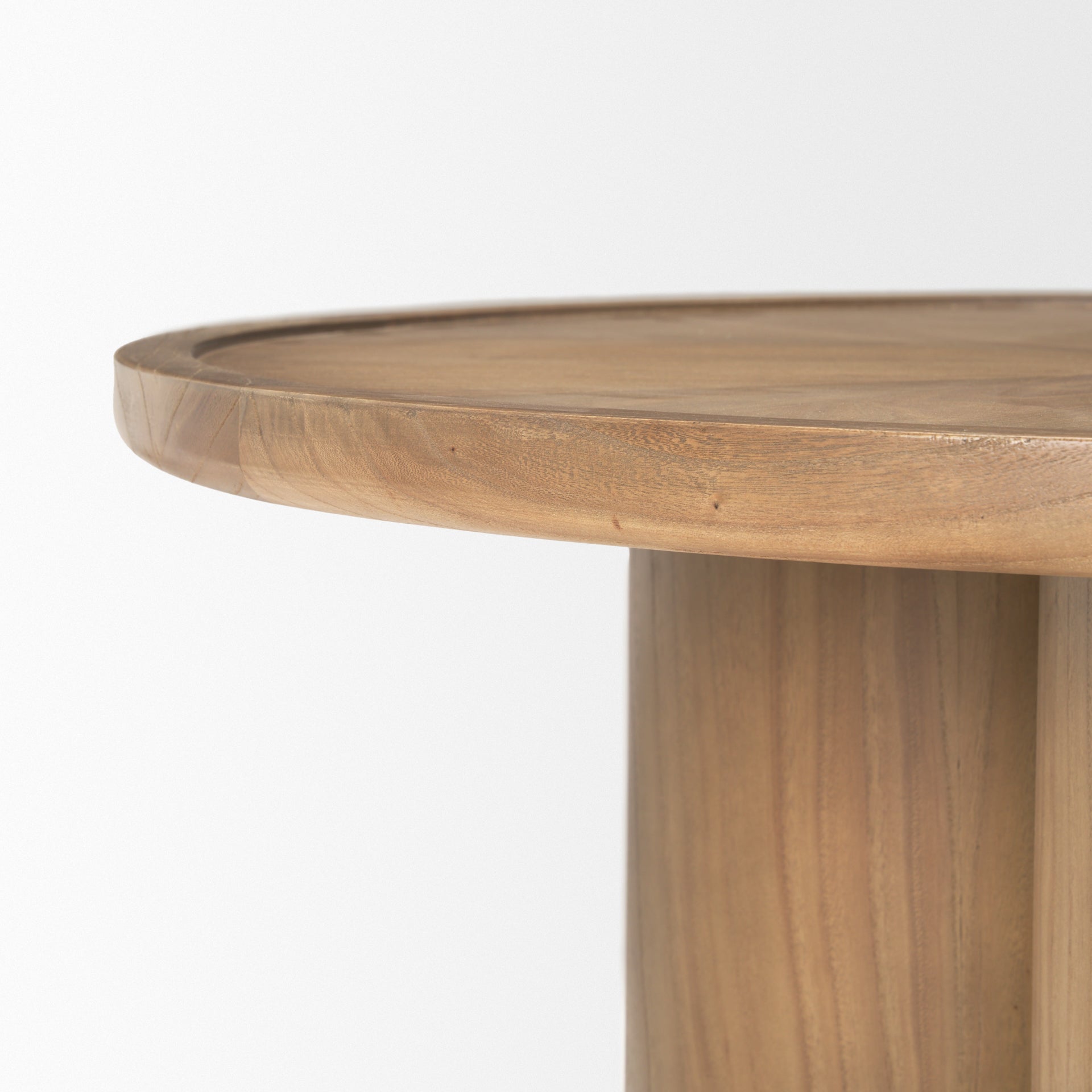 Tavi Coffee Table Brown Wood | Round - coffee-tables