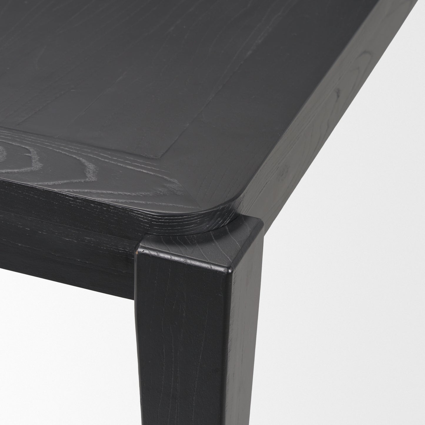 Teva Dining Table Black Wood - dining-table