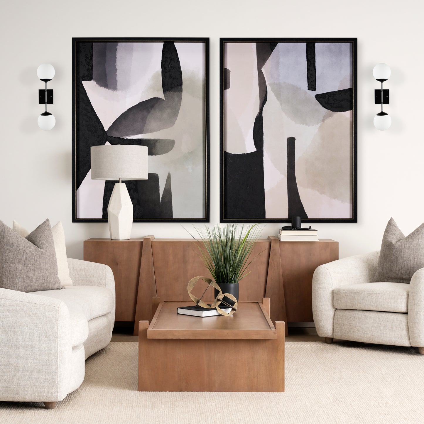 Edie Wall Sconce Matte Black - wall-fixtures