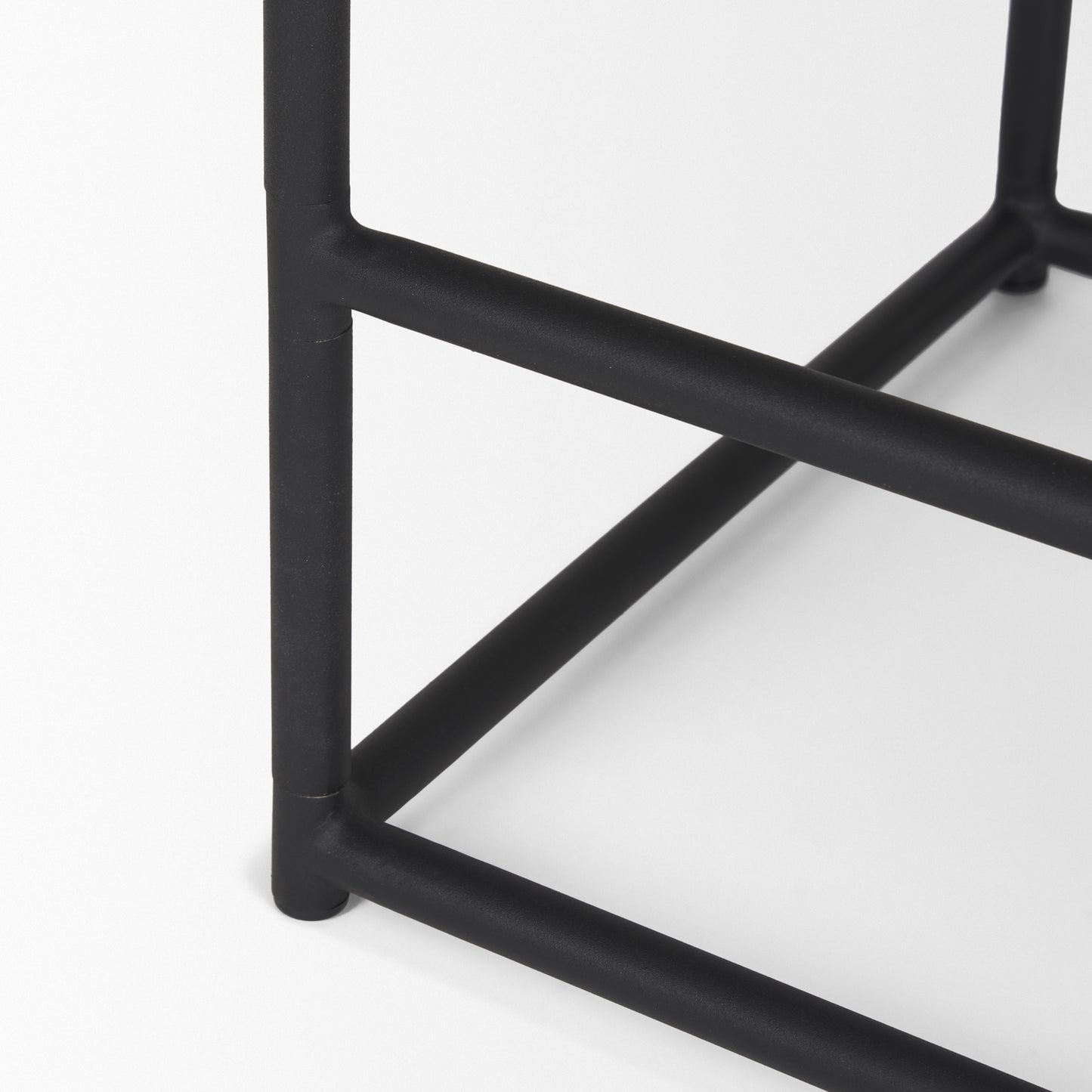 Taniel Wood Seat Bar Counter Stool Light Brown Metal | Black Metal - bar-stools