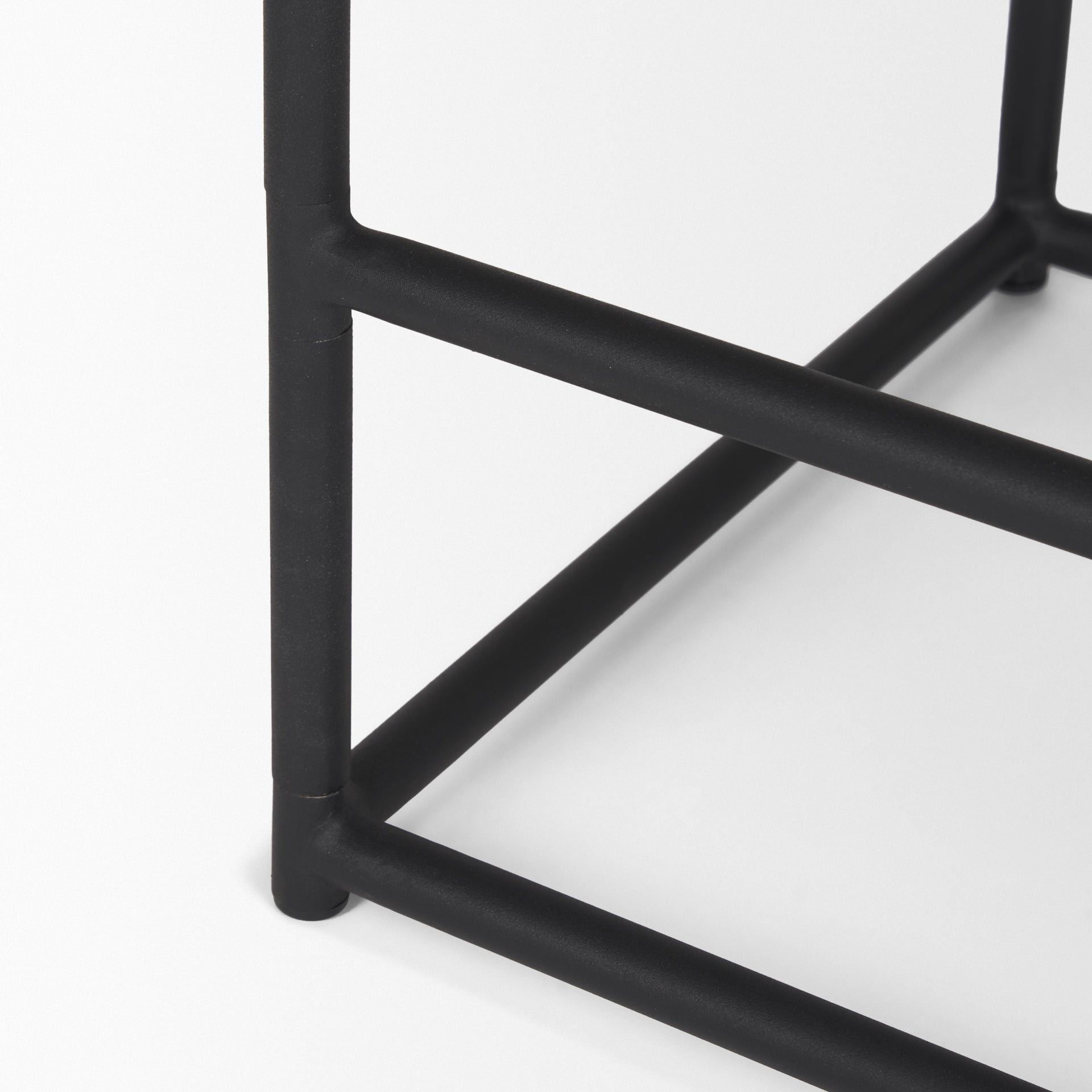 Taniel Wood Seat Bar Counter Stool Light Brown Metal | Black Metal - bar-stools