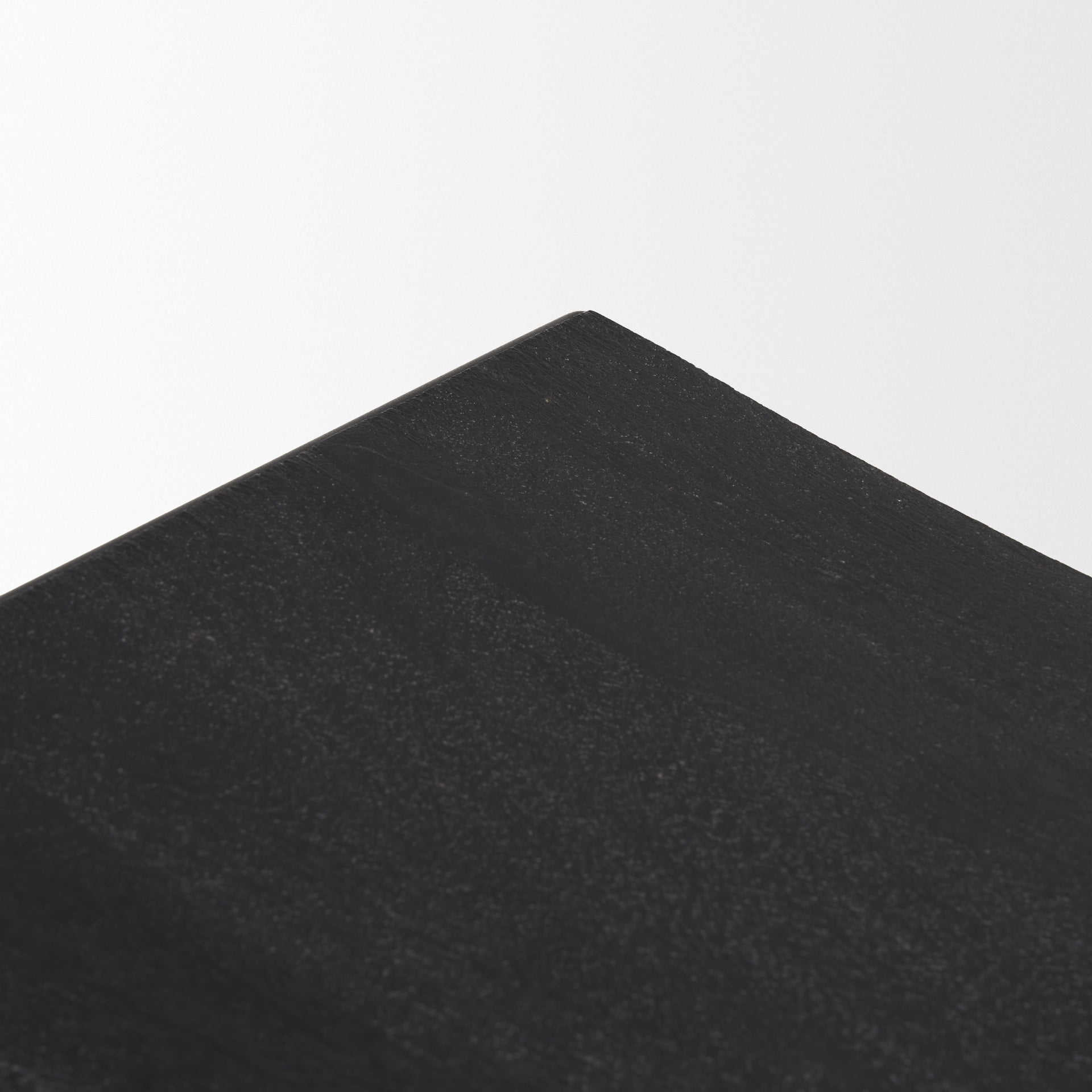 Taniel Textured Black Wood w/ Black Metal Stool