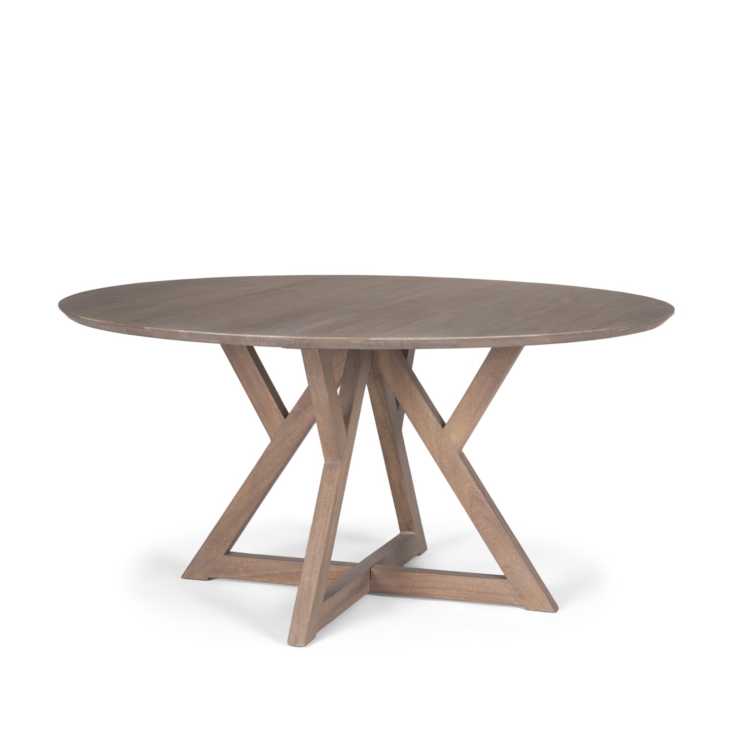 Jennings Dining Table Light Brown Wood | 60"