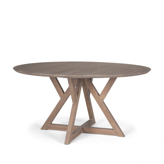 Jennings Dining Table Light Brown Wood | 60’’ - dining-table