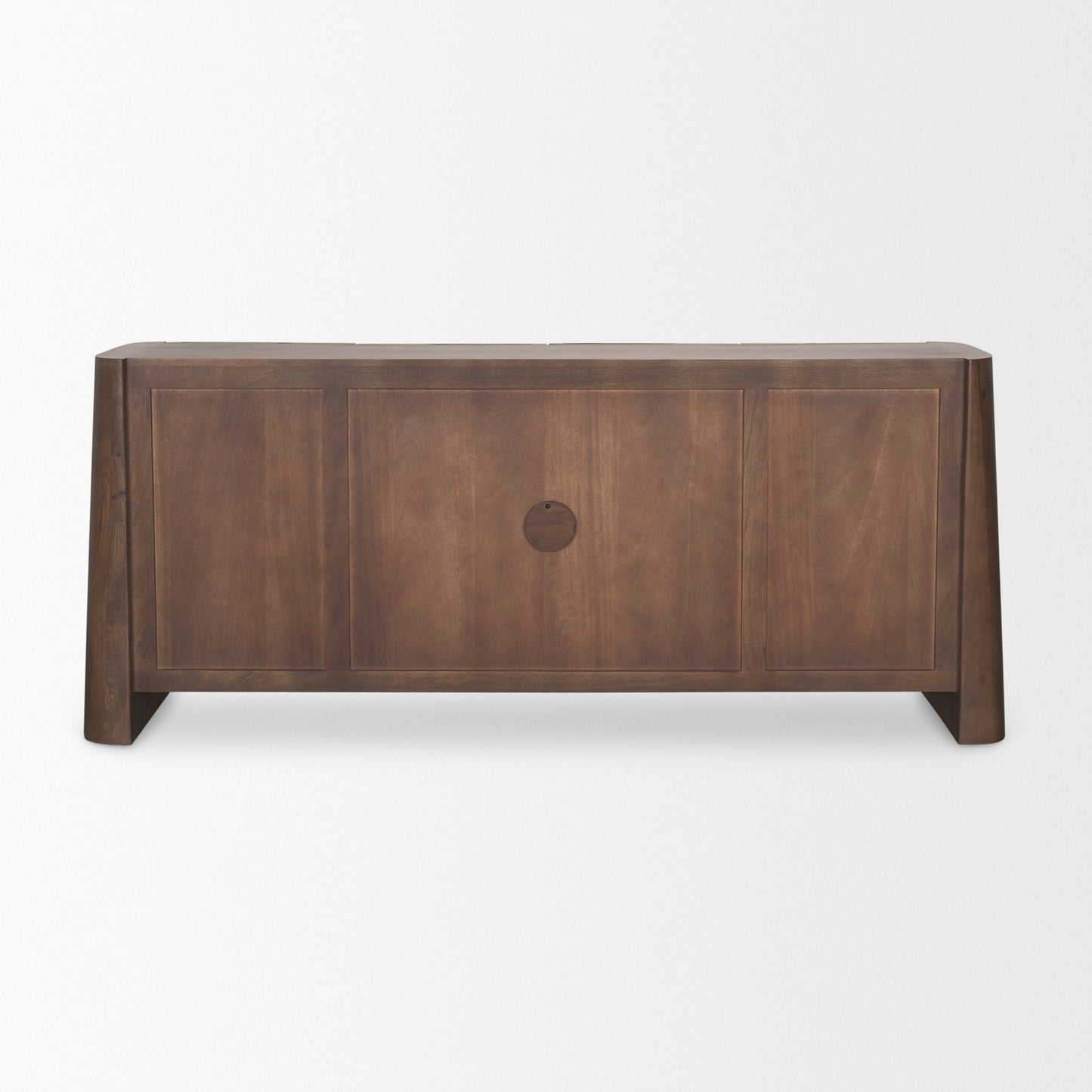 Tammar Brown Wood 4-Door Sideboard