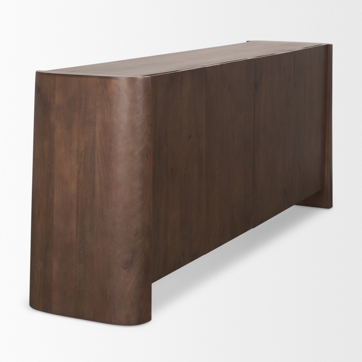 Tammar Brown Wood 4-Door Sideboard