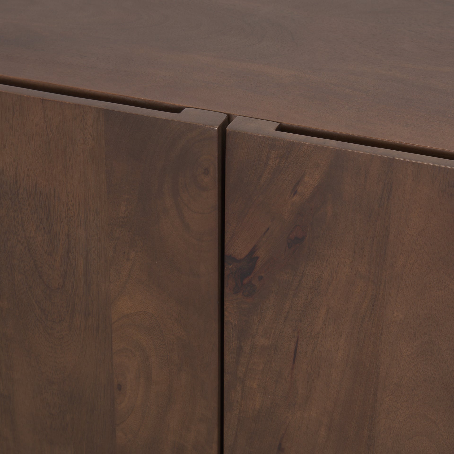 Tammar Brown Wood 4-Door Sideboard